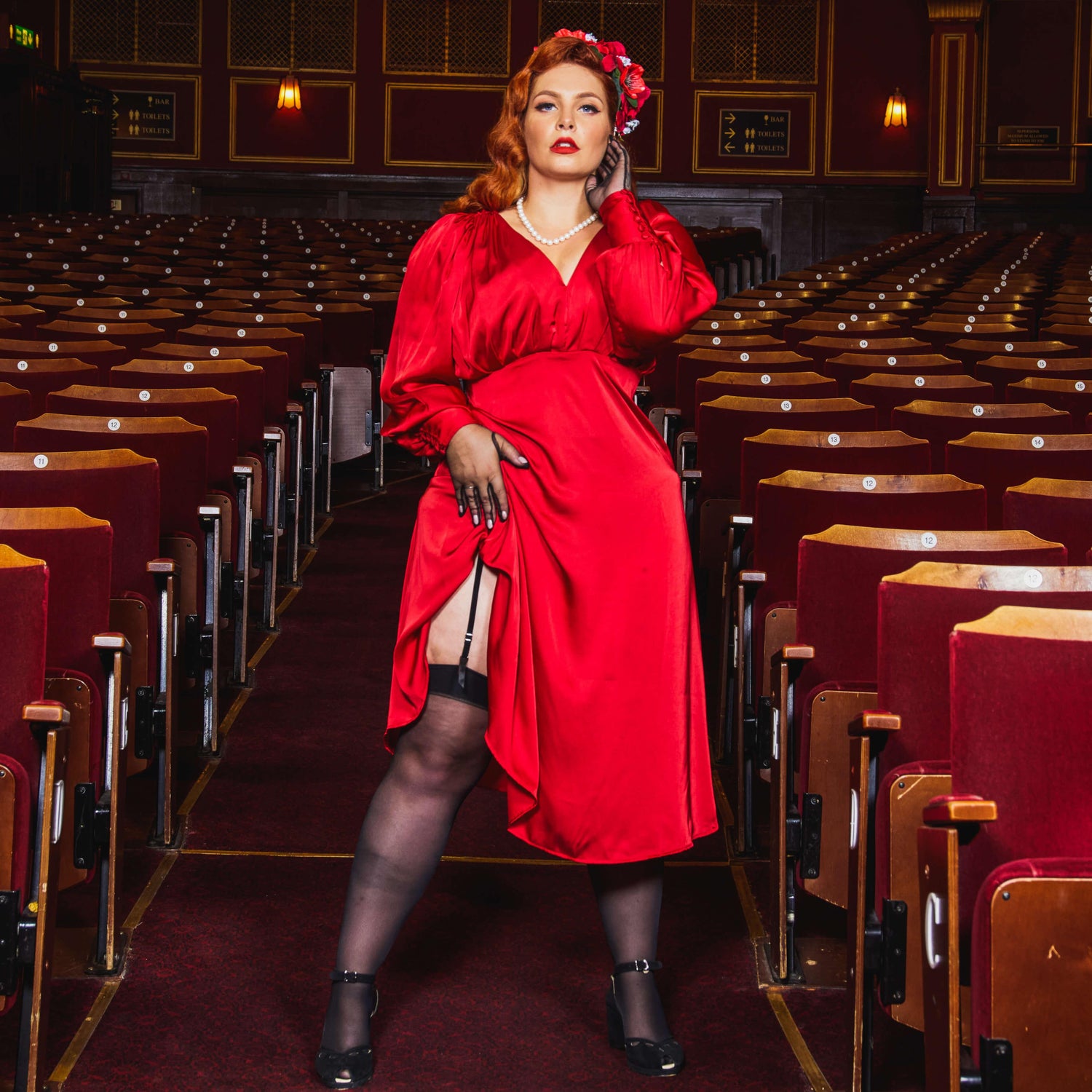 Vintage Sheer Stockings - Liquorice - Snag Canada