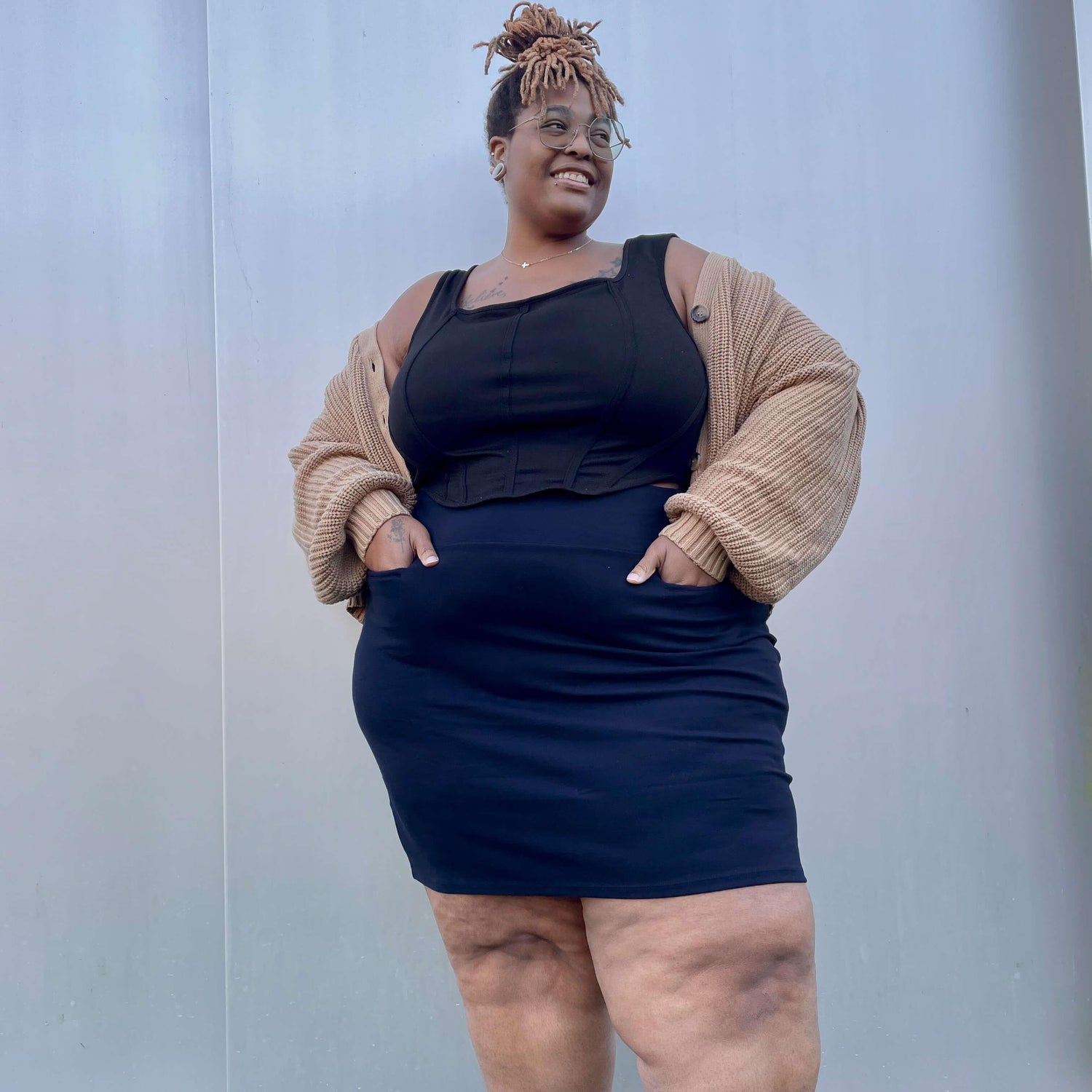 Mini Skirt - Oh! - Navy - Snag Canada