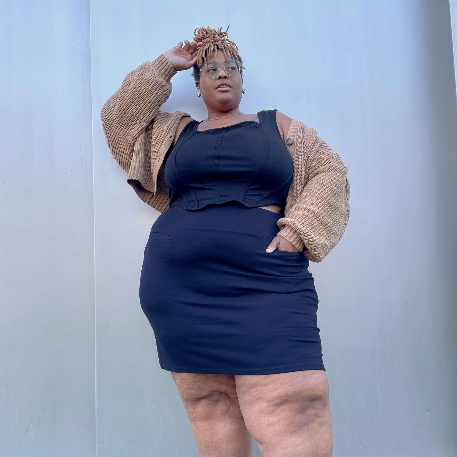 Mini Skirt - Oh! - Navy - Snag Canada