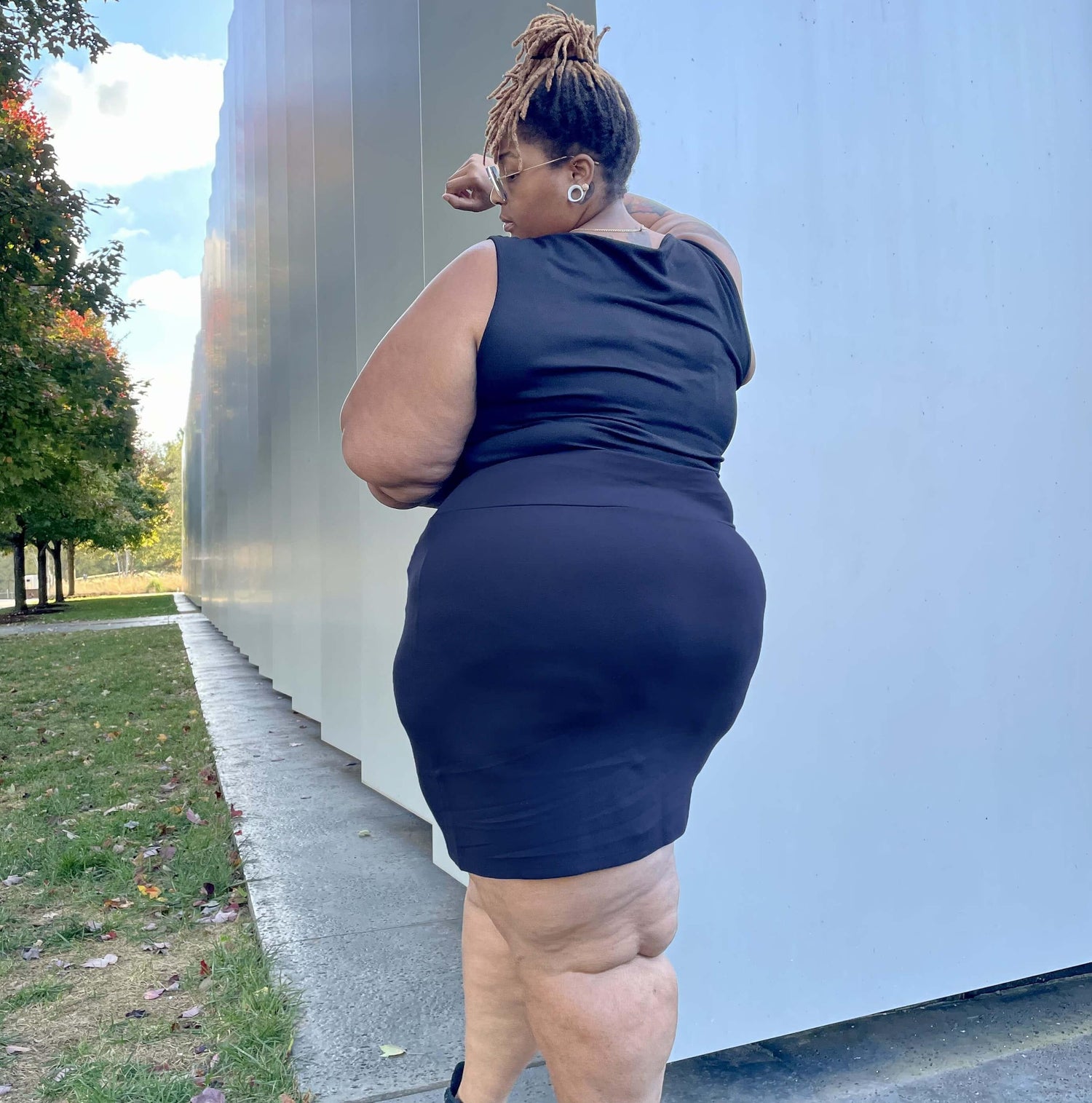 Mini Skirt - Oh! - Navy - Snag Canada