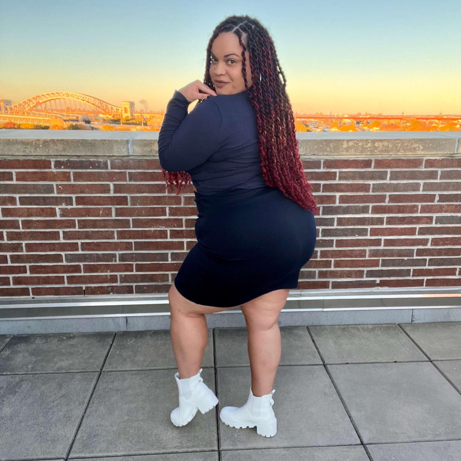 Mini Skirt - Oh! - Navy - Snag Canada