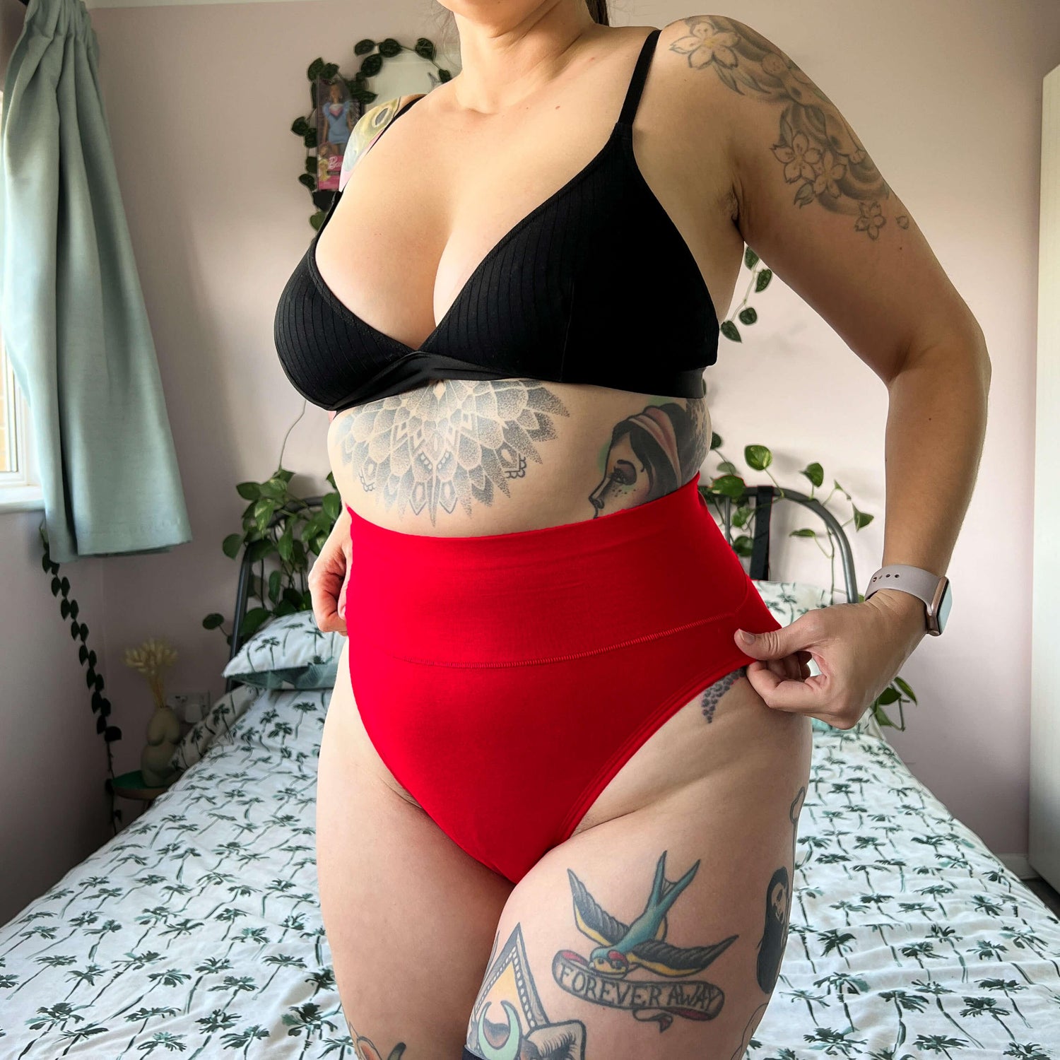 Super High Leg Panties - Lobster - Snag Canada