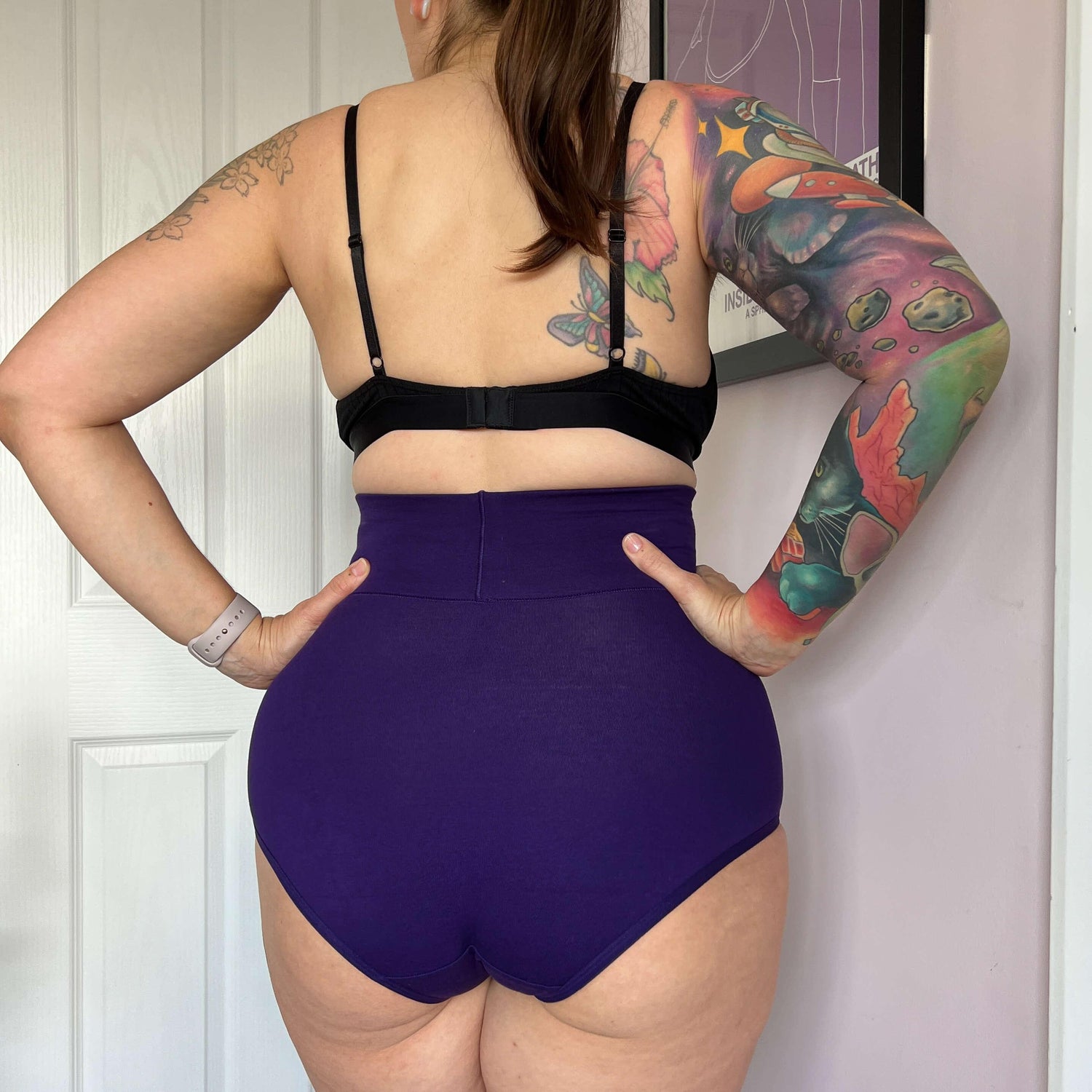 Super High Waist Panties - Suffragette Purple - Snag Canada