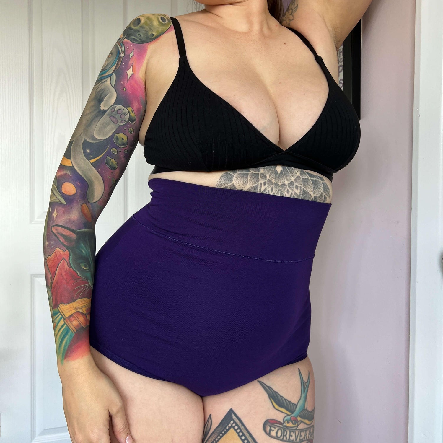 Super High Waist Panties - Suffragette Purple - Snag Canada