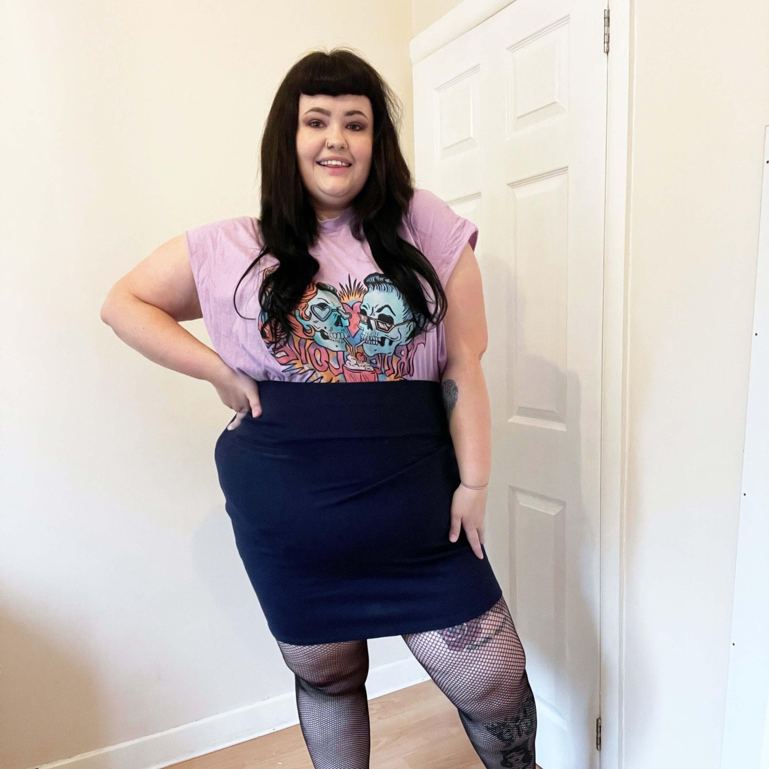 Mini Skirt - Oh! - Navy - Snag Canada