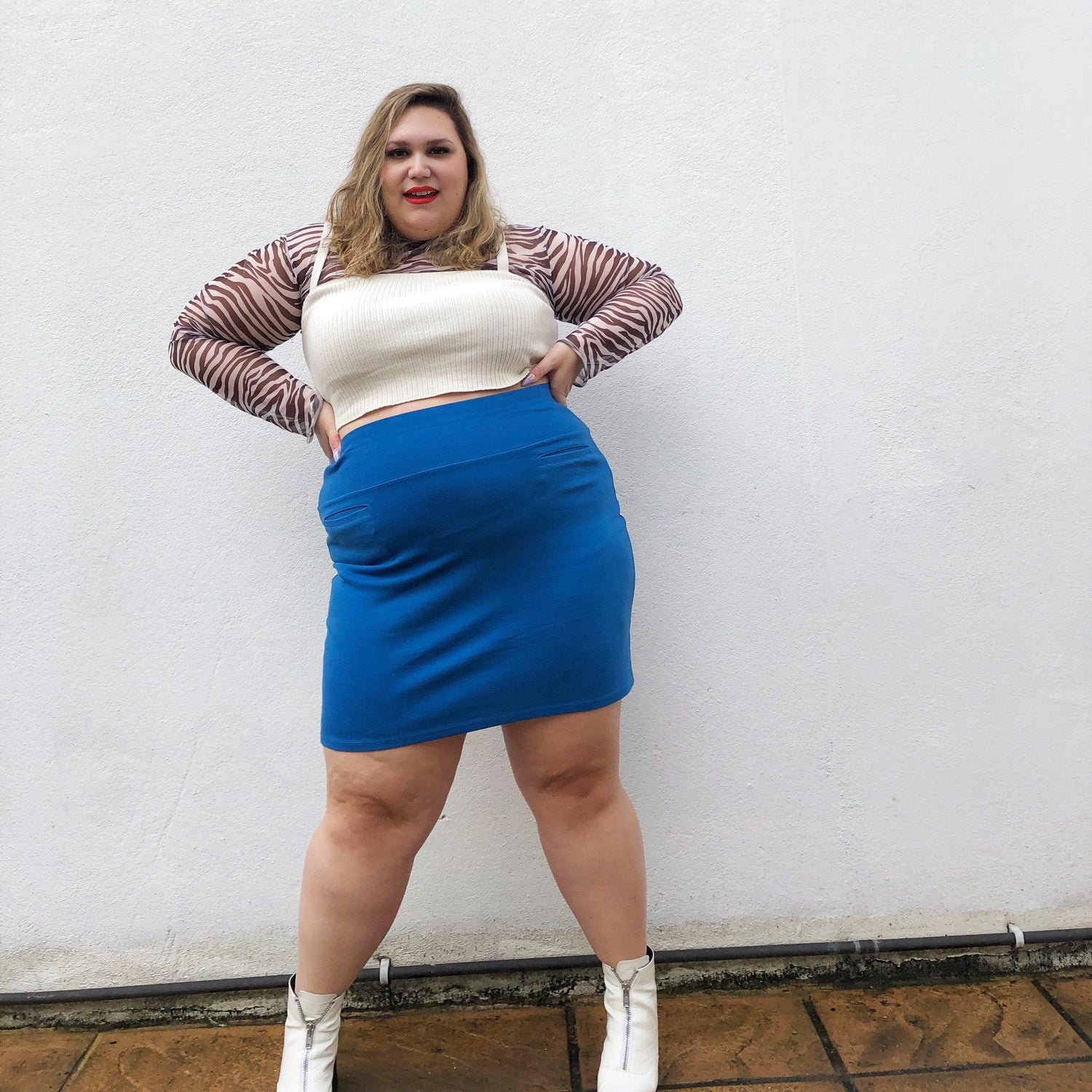 Mini Skirt - Oh! - Midnight Blue - Snag Canada