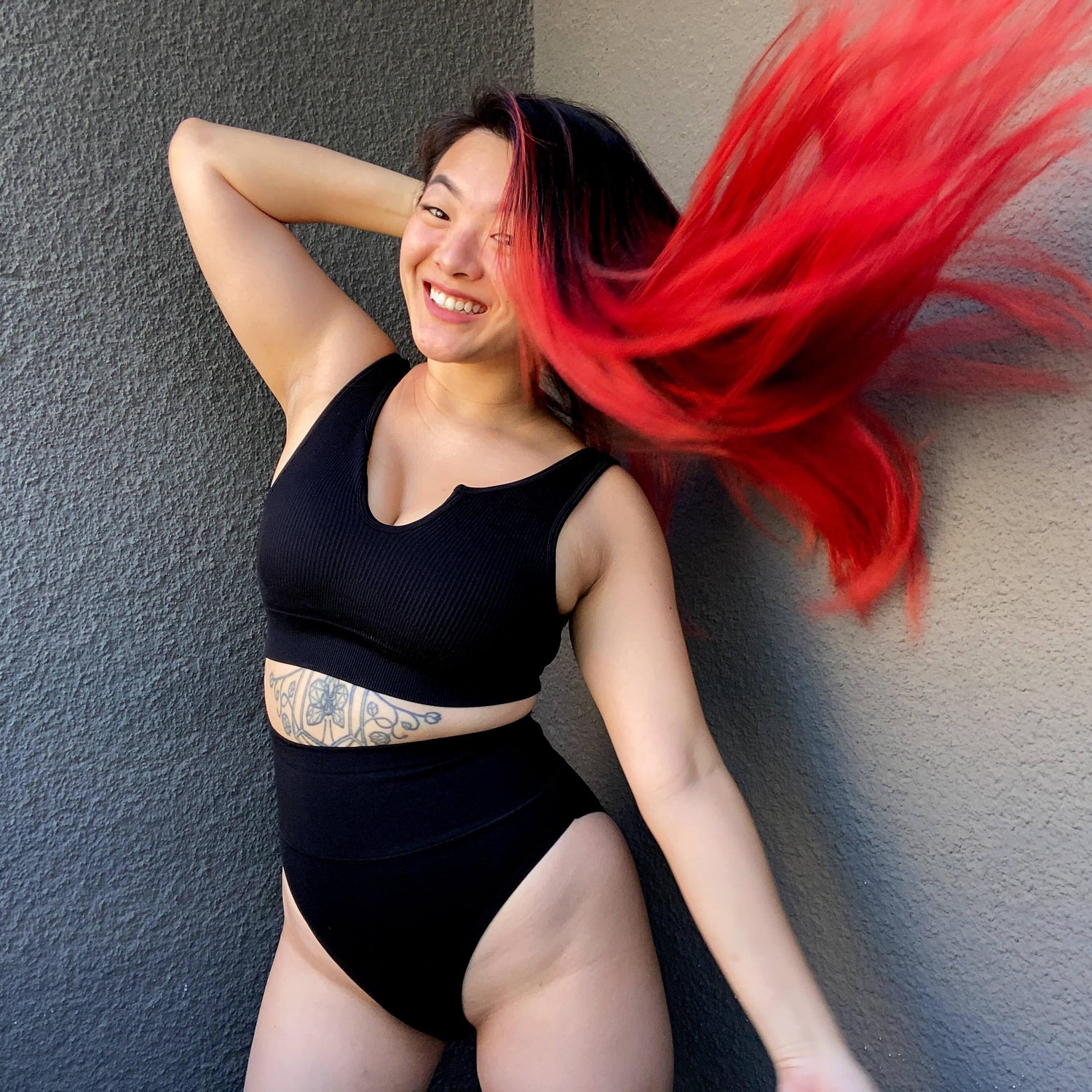 Super High Leg Panties - Black - Snag Canada