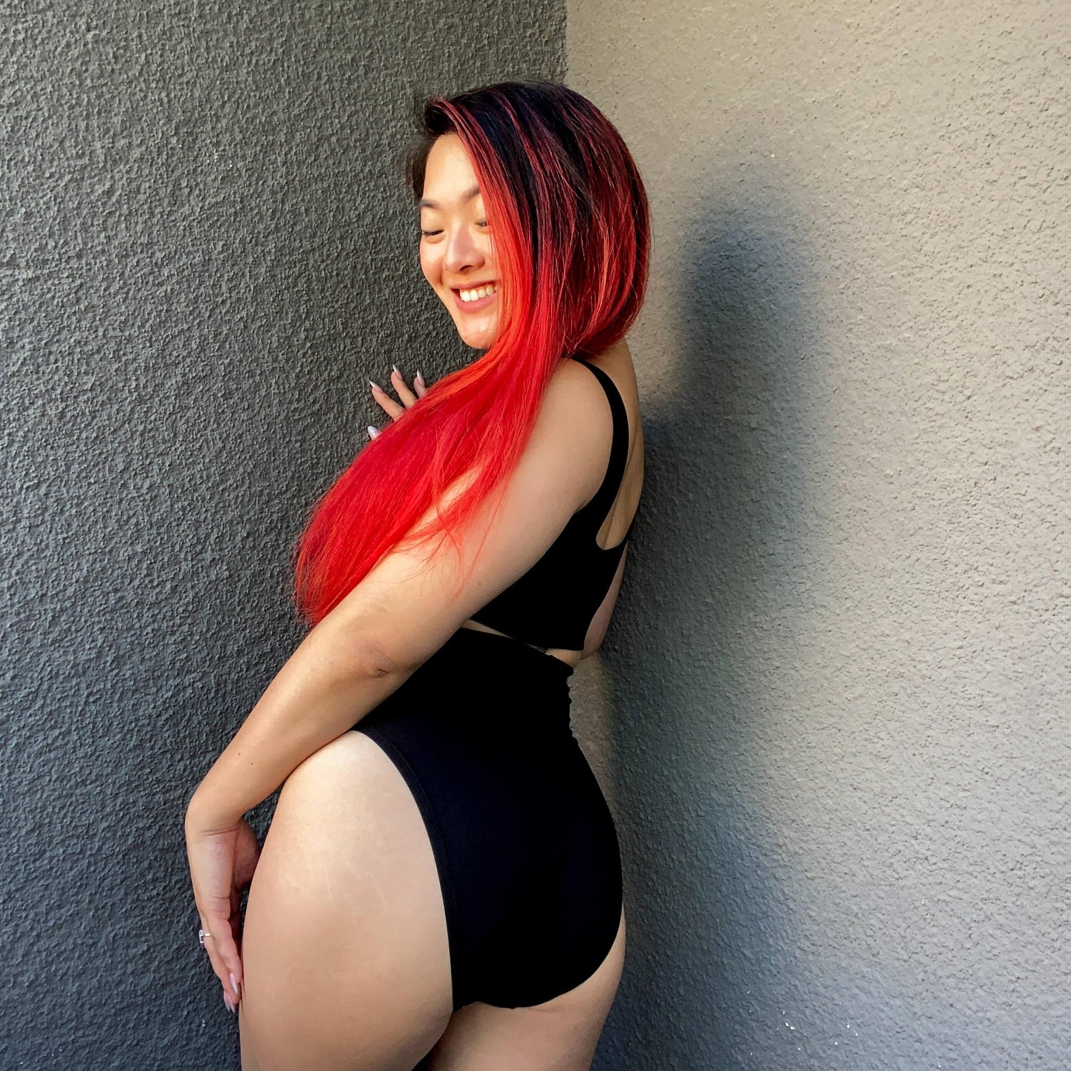 Super High Leg Panties - Black - Snag Canada