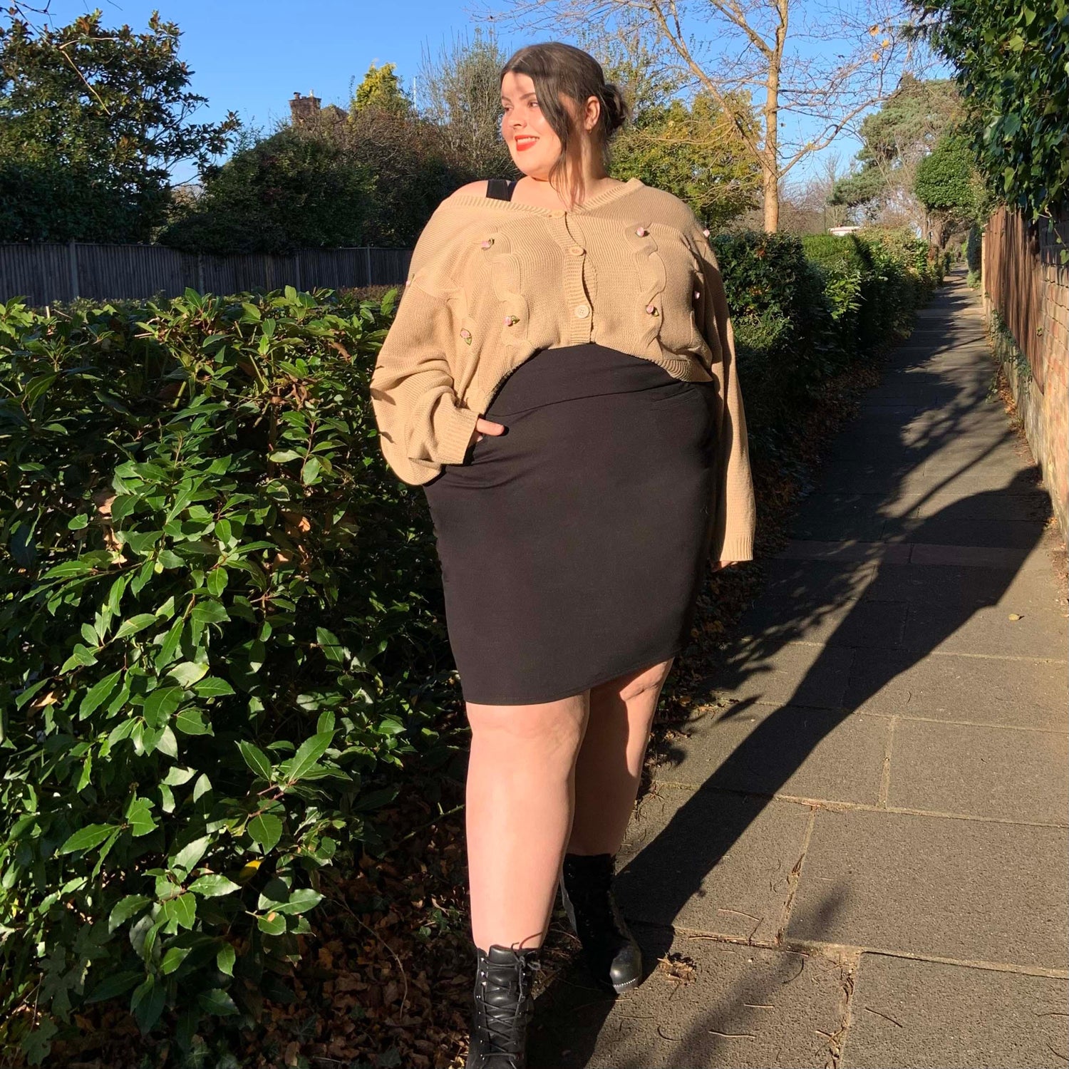 Pencil Skirt - Oh my! - Black - Snag Canada