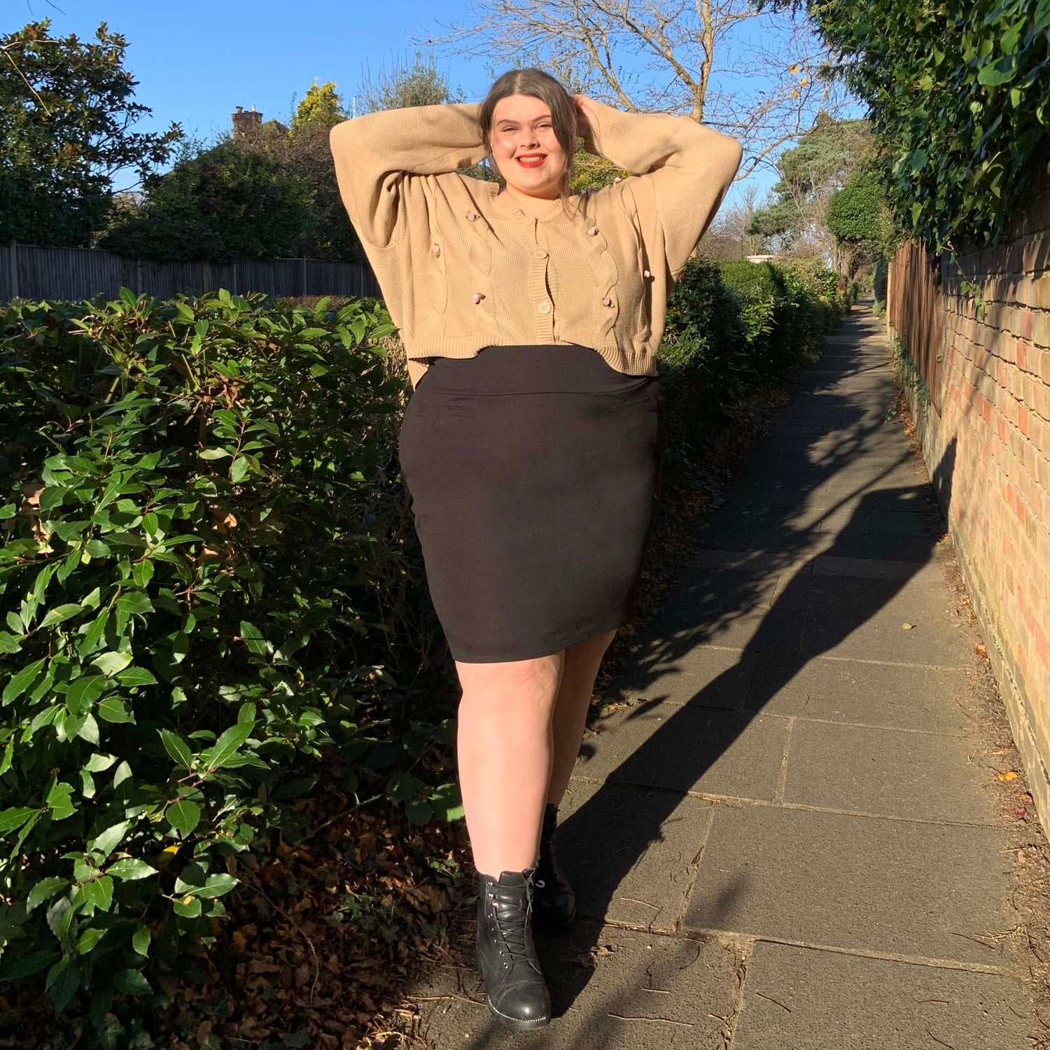 Pencil Skirt - Oh my! - Black - Snag Canada