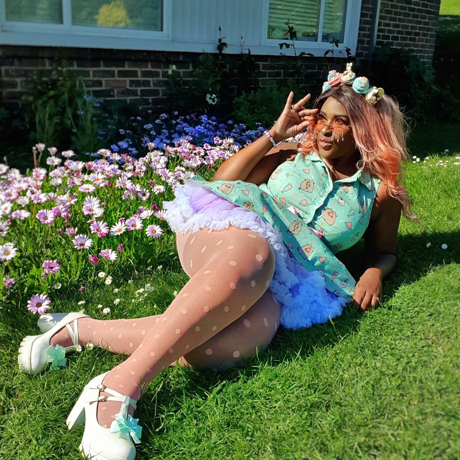 Semi-Opaque Polka - Abricot - Snag Canada