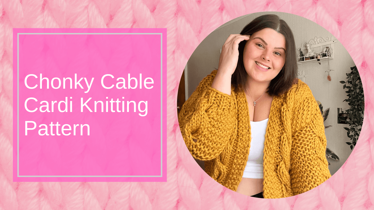 Chonky Yarn Cable Knit Cardi Pattern - Snag