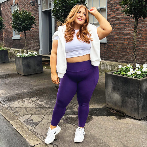 新品未使用　alo Waistlight Goddess Legging 紫/黒 新品未使用 alo Waistlight Goddess Legging 紫/黒 【公式通販】