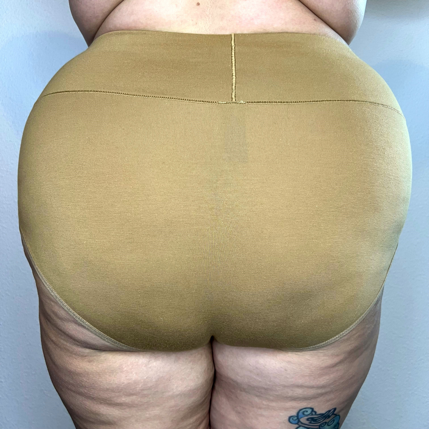 Organic Cotton Full Brief Panties - Caramel