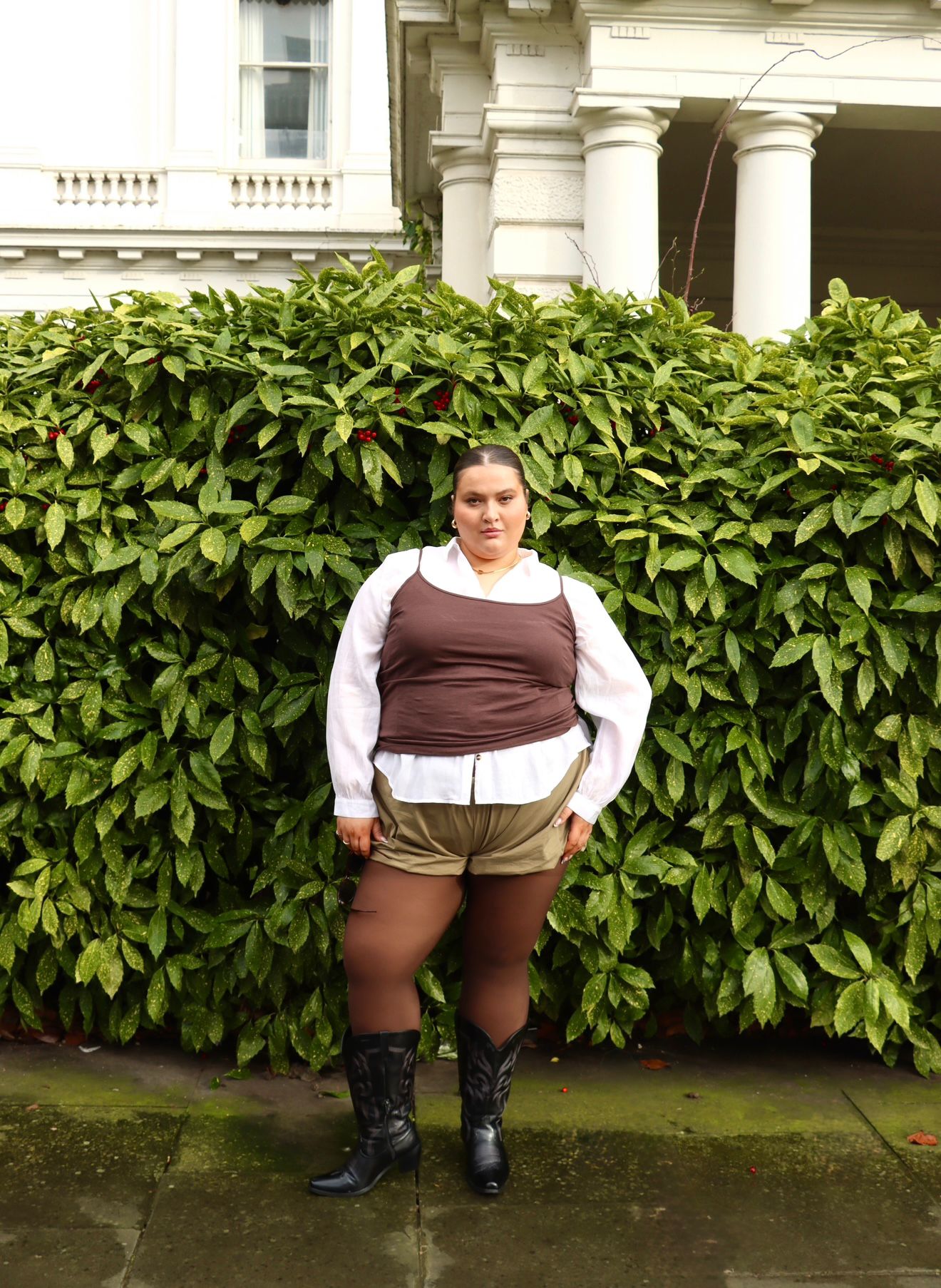 Semi-Opaque 50 Den Tights - Hot Chocolate