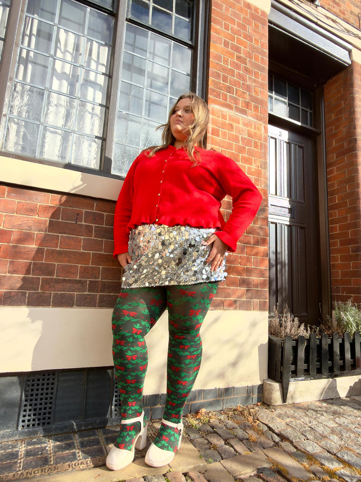 Holly Dolly Tights - Crocodile