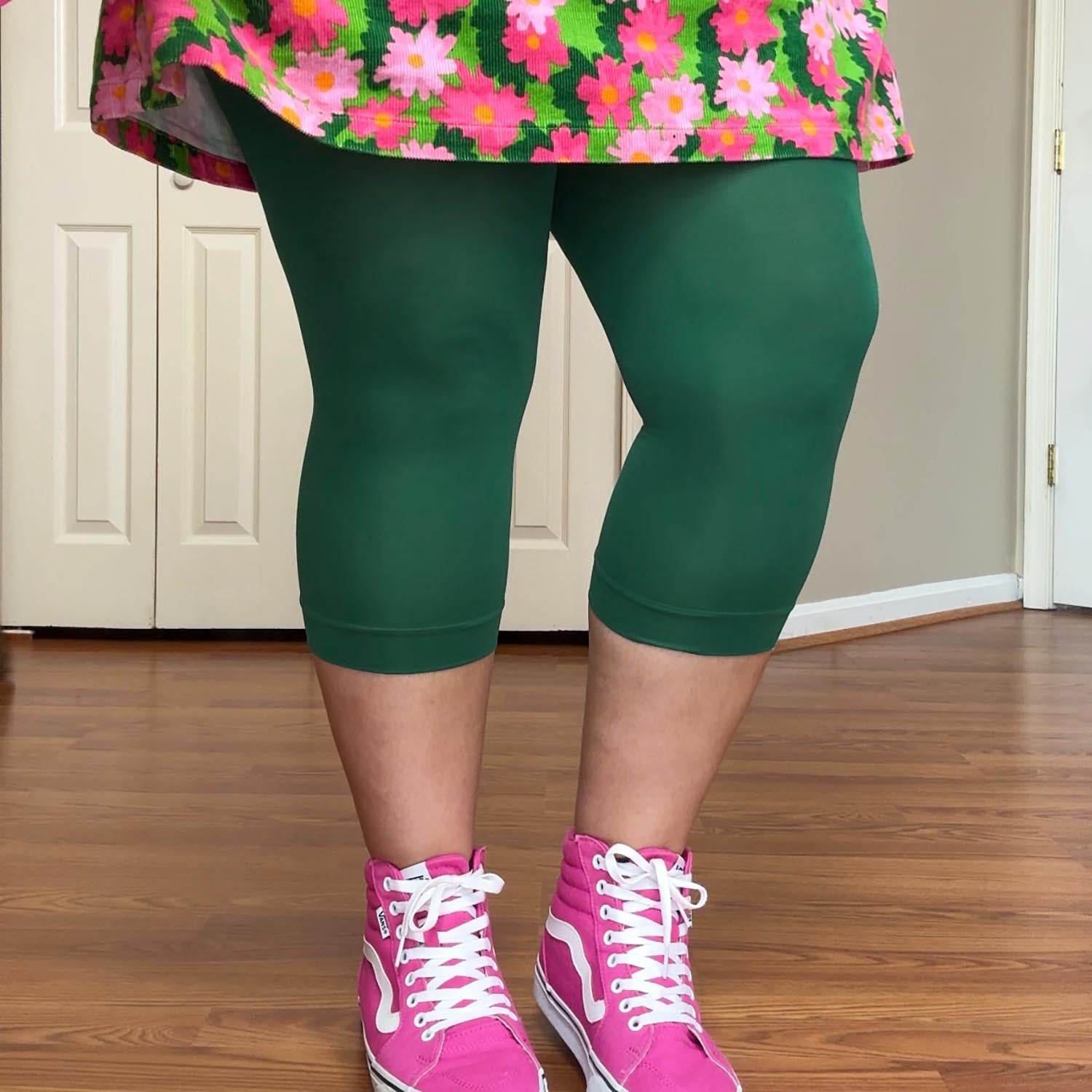 Stay Cool Capri Tights - Foliage - Tights & Clothes In Sizes 1-34