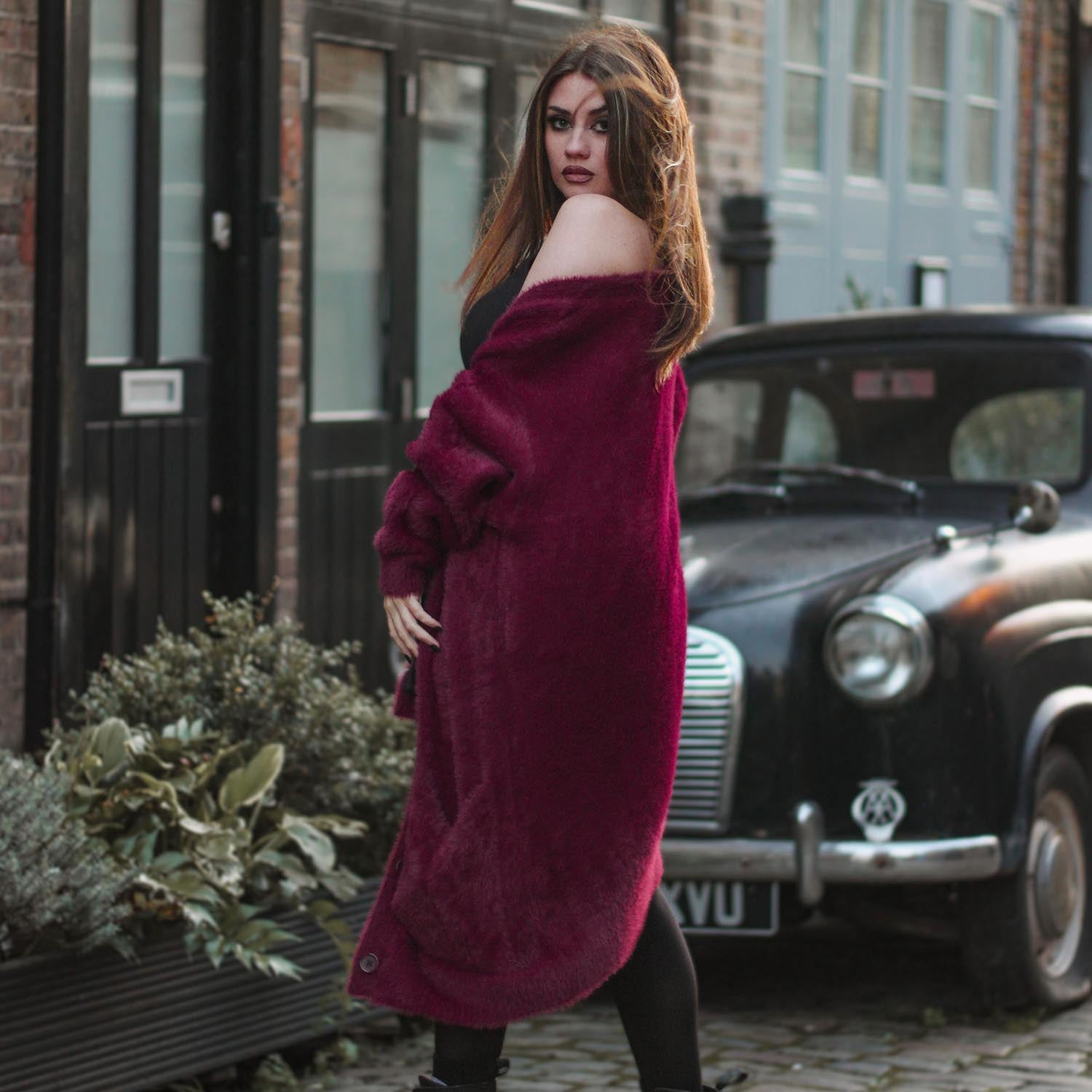 Oversized Fluffy Cardigan | Cosy Knitwear | Snag – Snag Canada