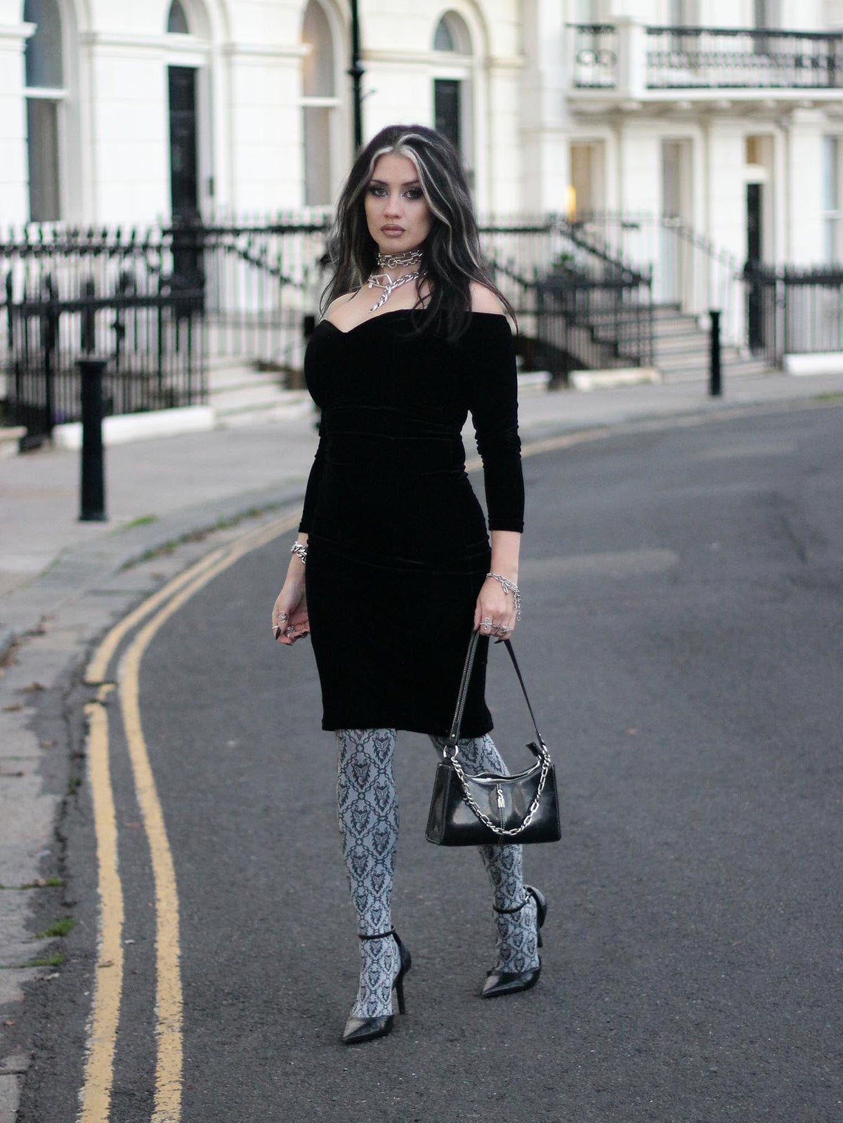 Yule Regret It Tights - Grey