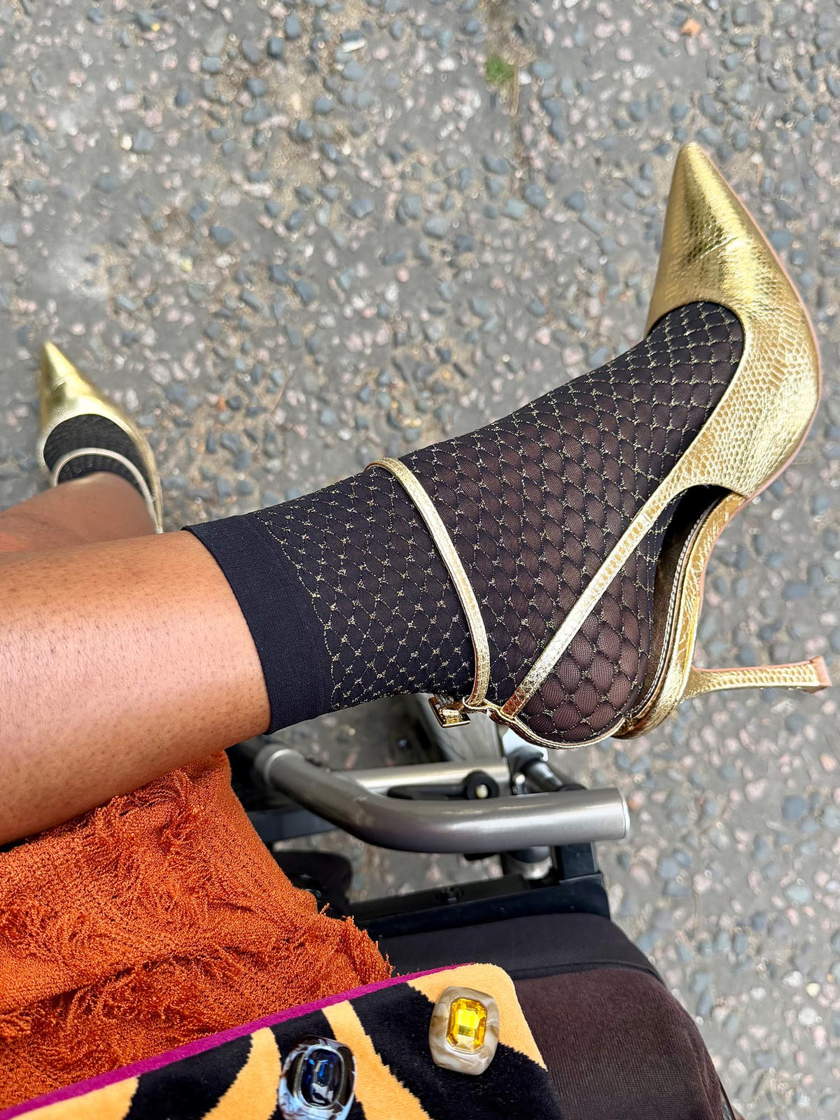 Blackadder Ankle Socks - Gold