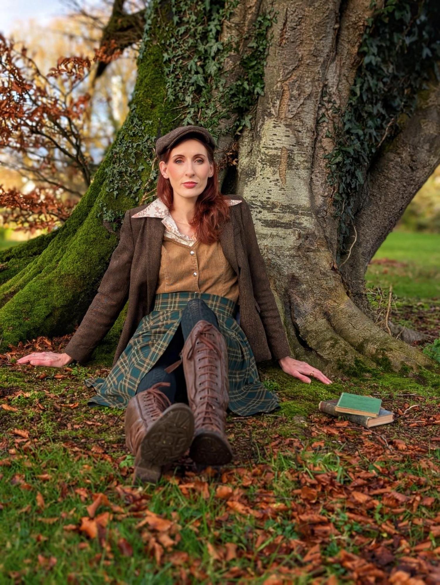 Plaid Flare Skirt - Glenfern