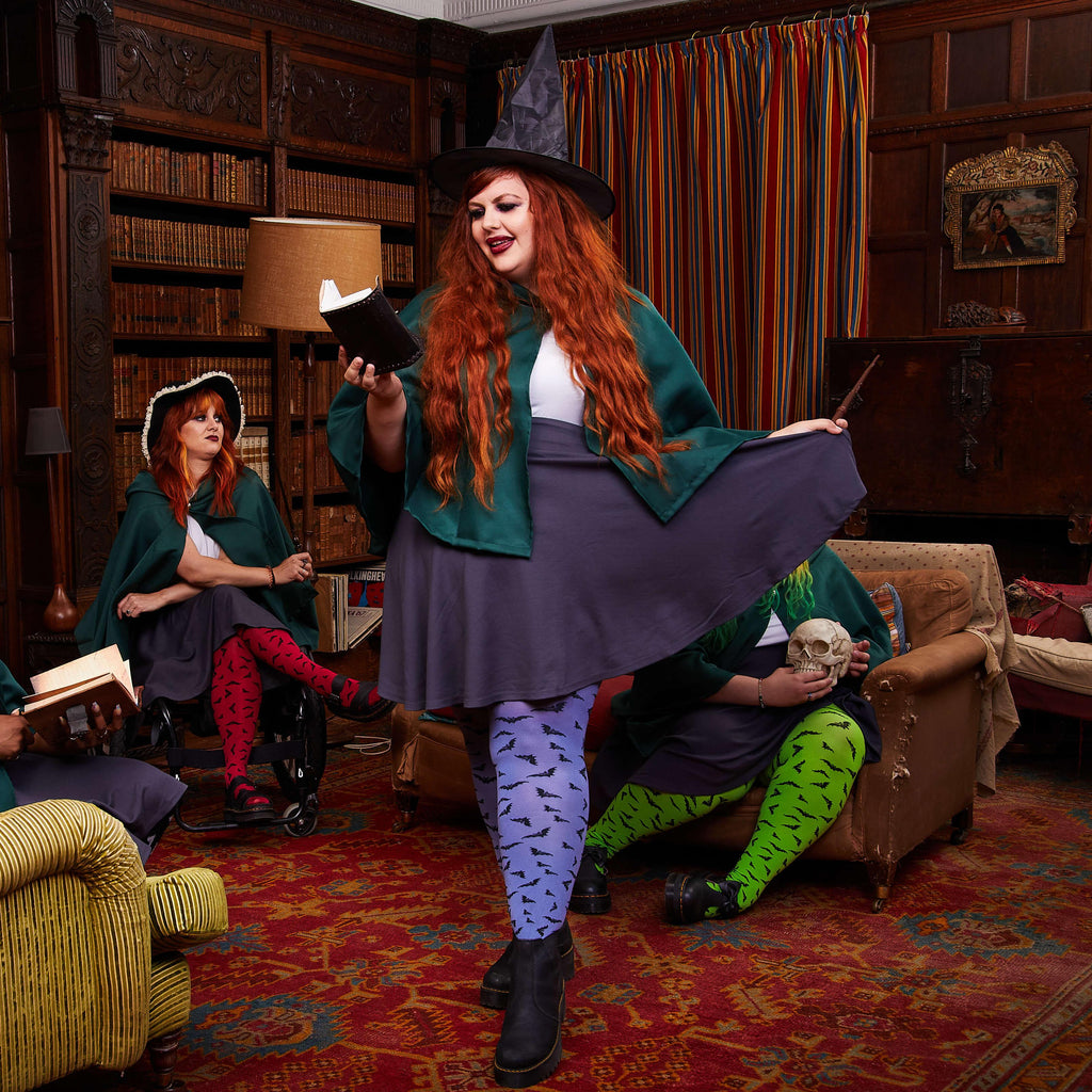 80 Denier Tights - Fright Night - Belladonna - Snag