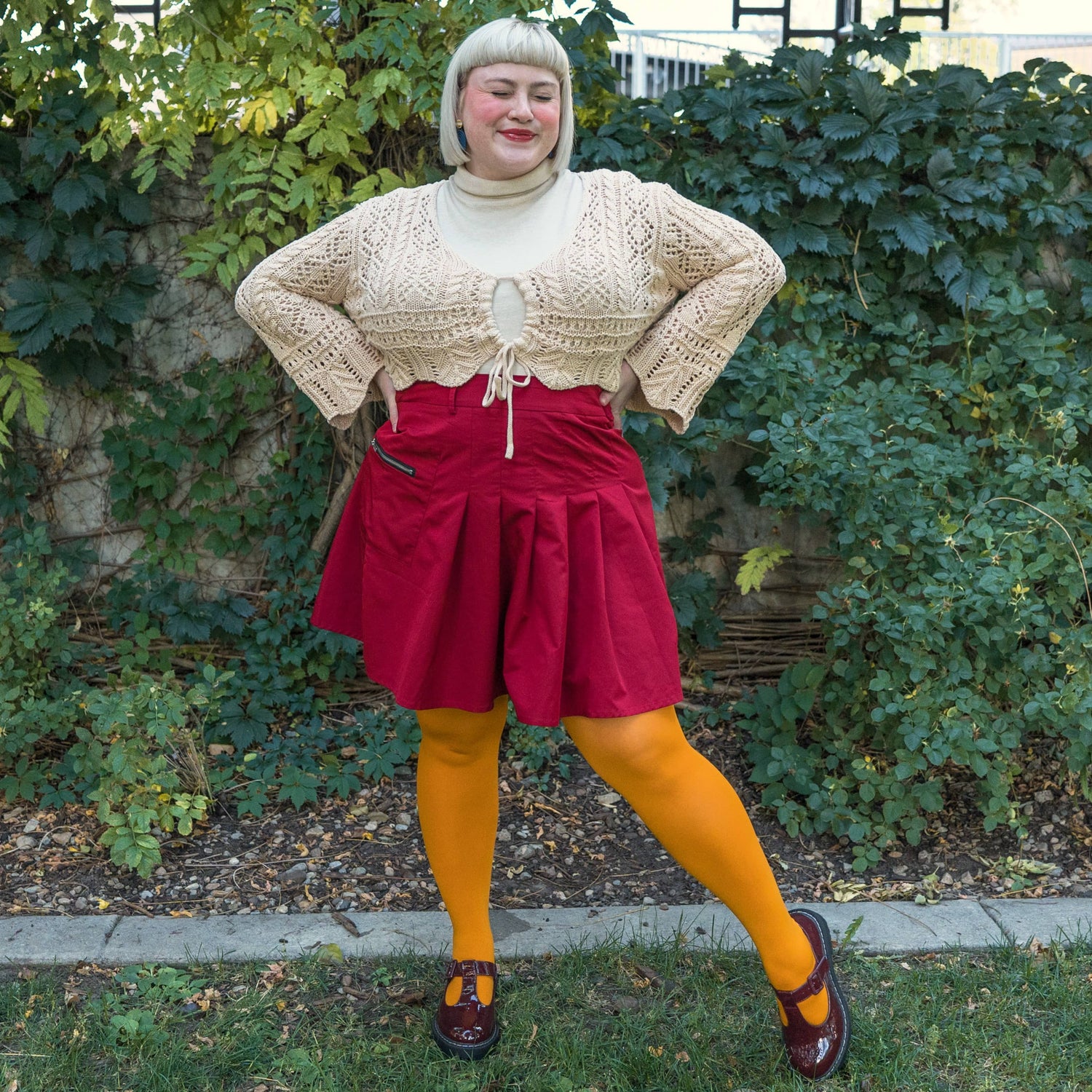 Opaque 80 Den Tights - Honey Bee