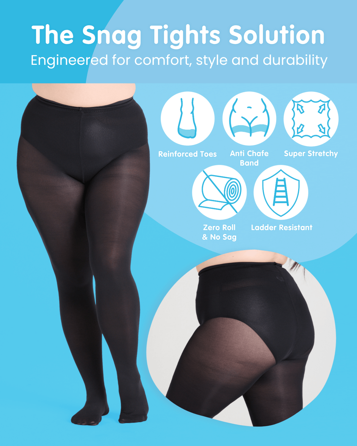 Opaque 80 Den Tights - Slate