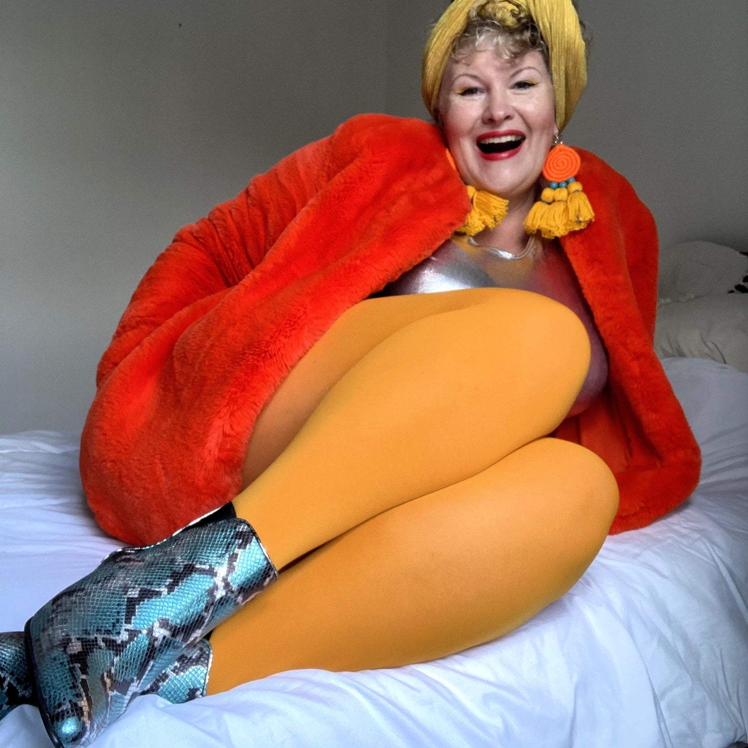 Opaque 80 Den Tights - Honey Bee