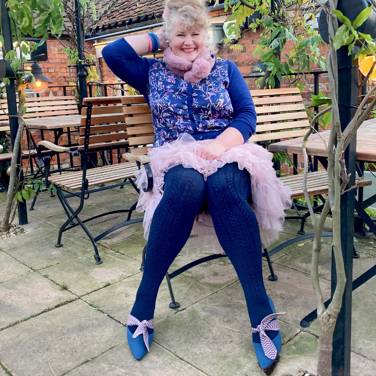 grannies stockings Grannies Cable Knit Wool Tights V2 - Navy - Tights & Clothes In Sizes 1-34 - Snag – Snag Canada