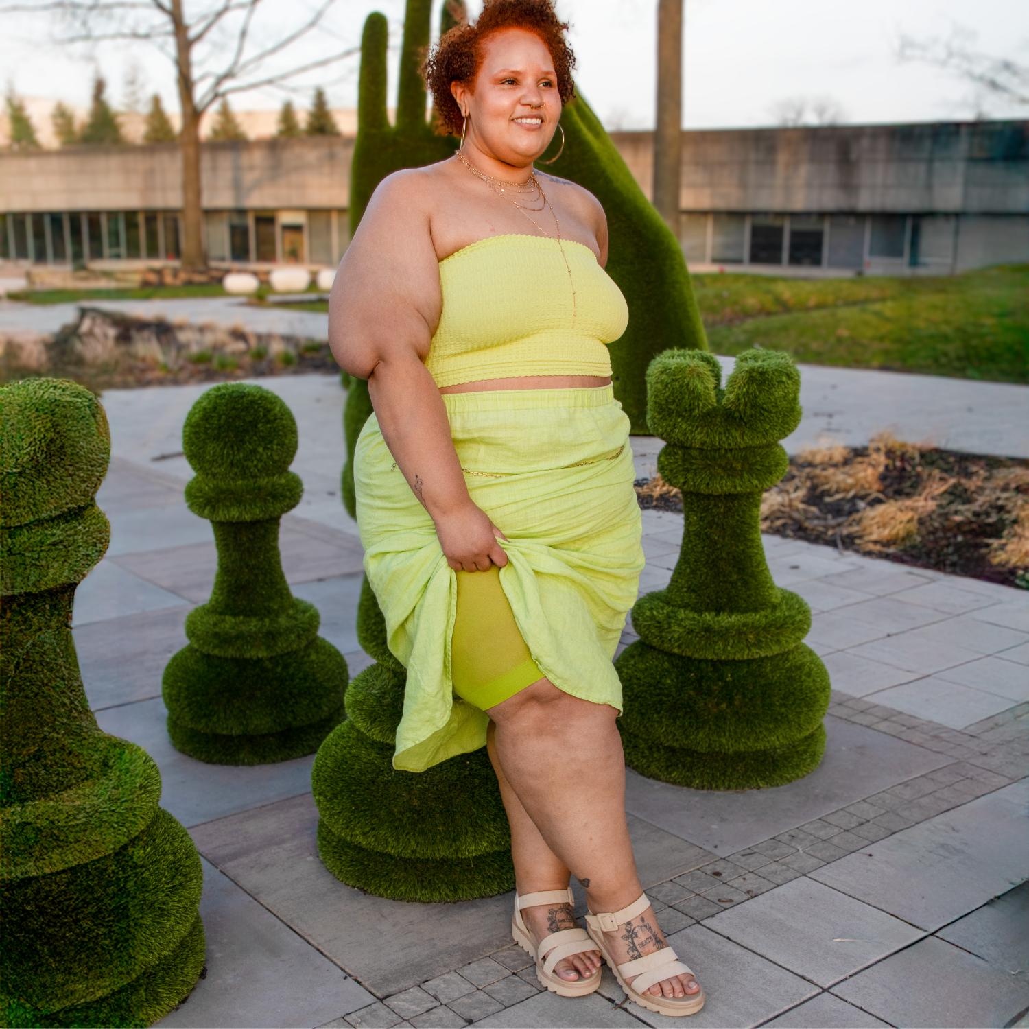 Stay Cool Chub Rub Shorts - Lima Bean Green