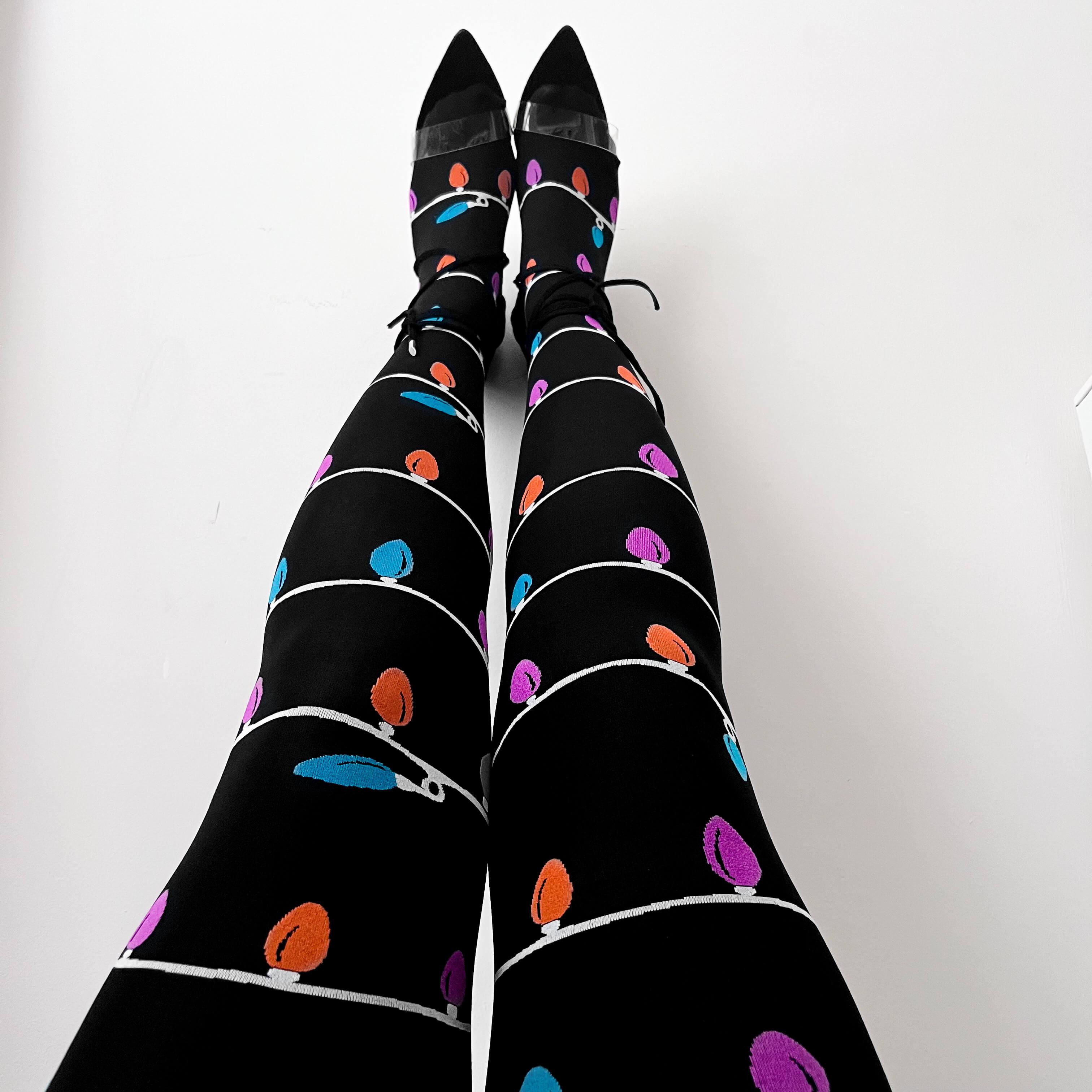 Lularoe christmas clearance lights leggings