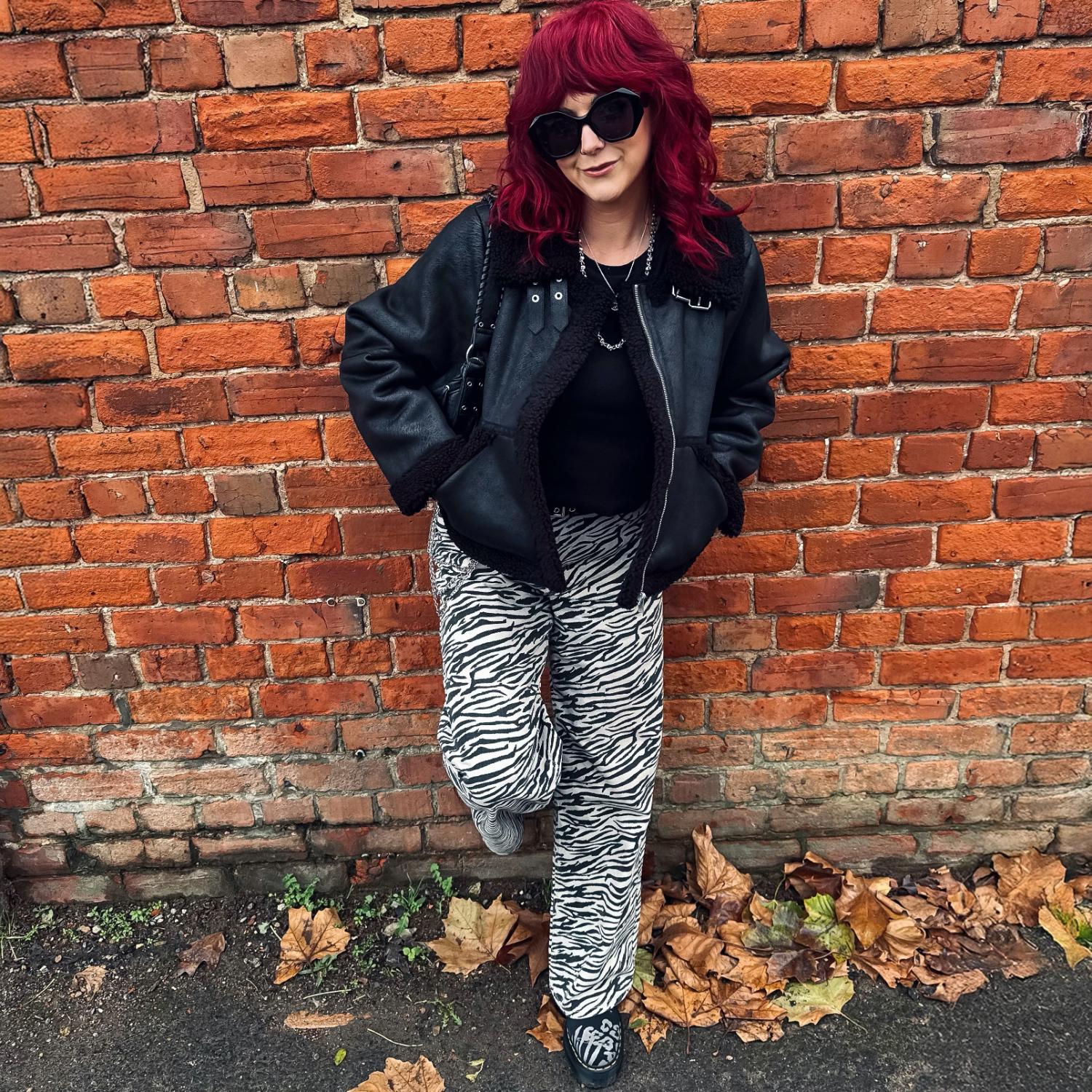 Black Borg Aviator Jacket - Snuggly & Stylish Vegan Suede – Snag