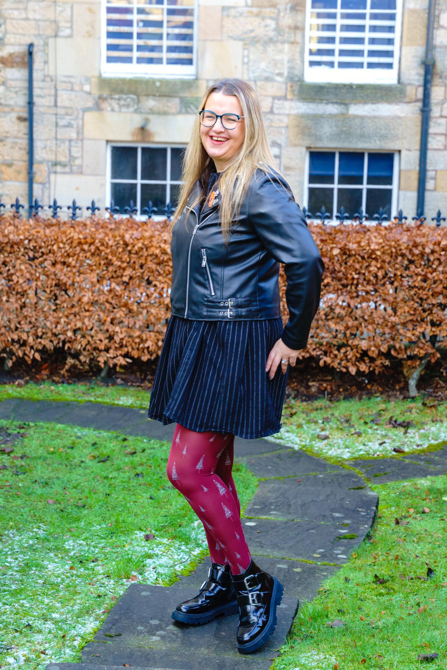 80 Denier Opaque Tights - Enchanted Forest