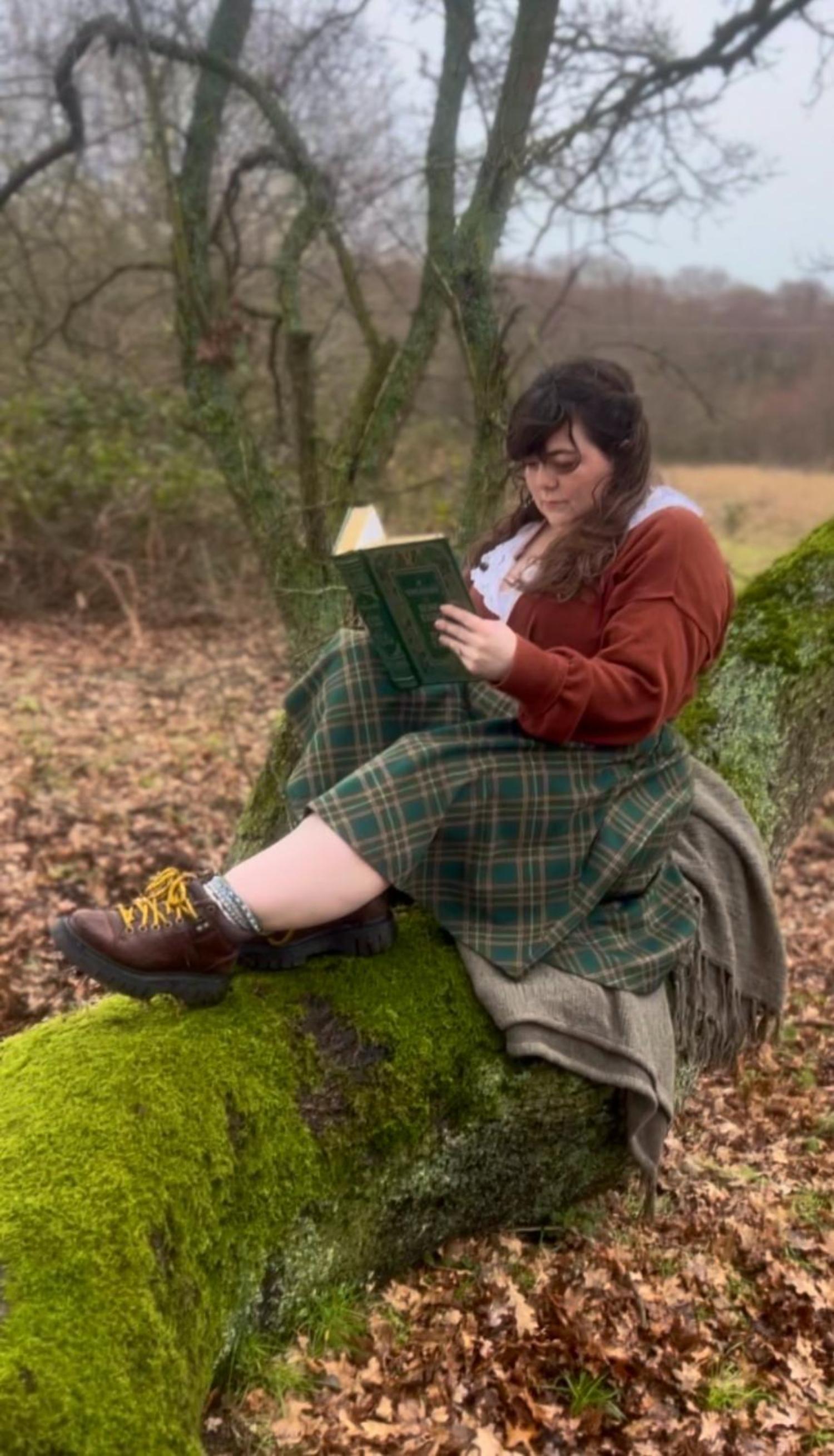 Plaid Flare Skirt - Glenfern