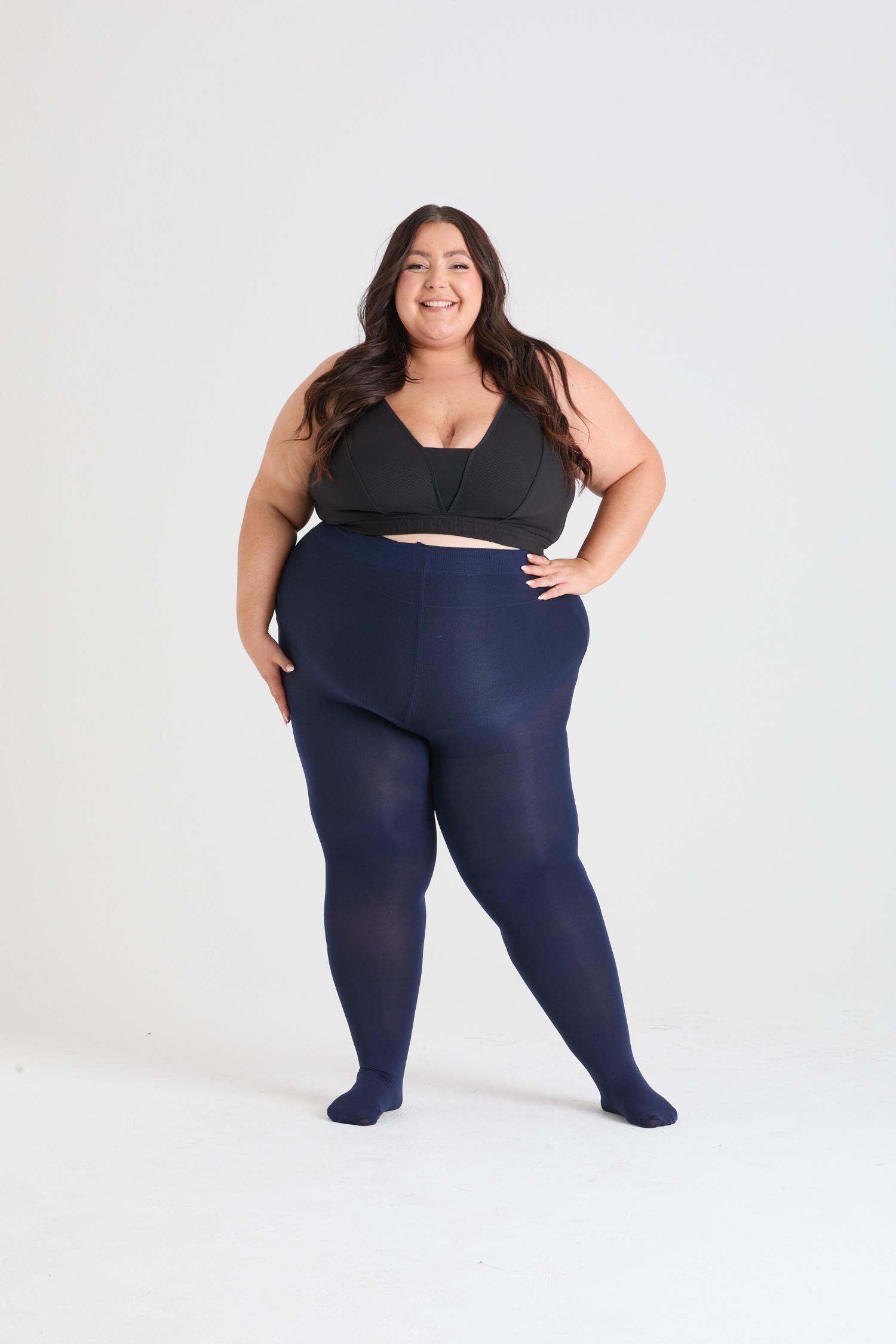 Opaque Tights - Navy - Snag – Snag Canada
