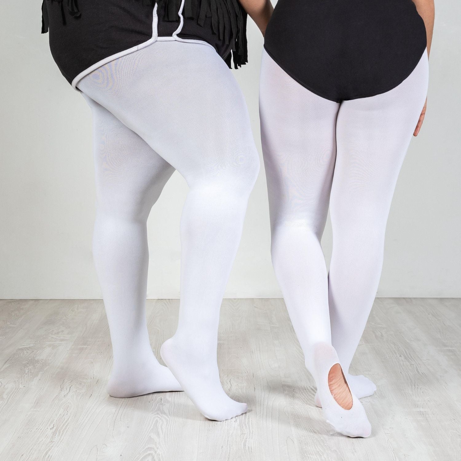 Convertible Dance Tights - White