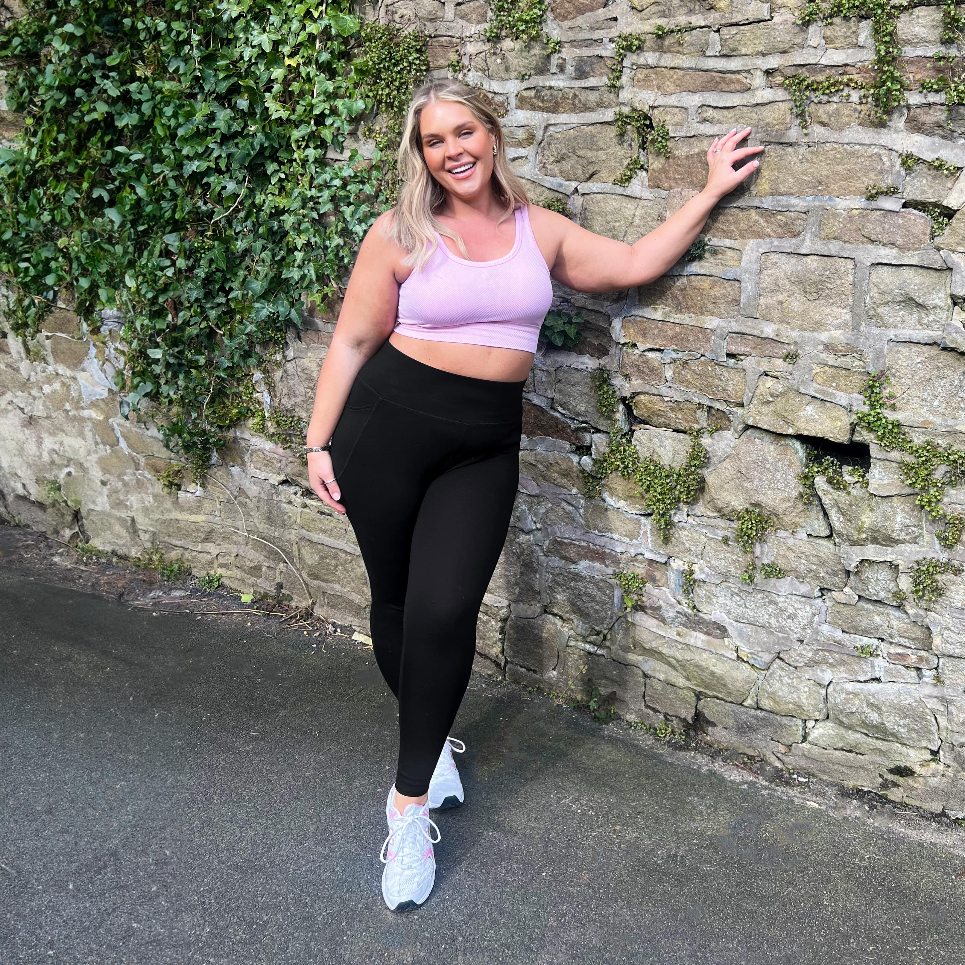 Premium slimskinny leggings Lサイズ ブラック Squat-Proof Leggings in Black | High-Quality & Opaque | Snag