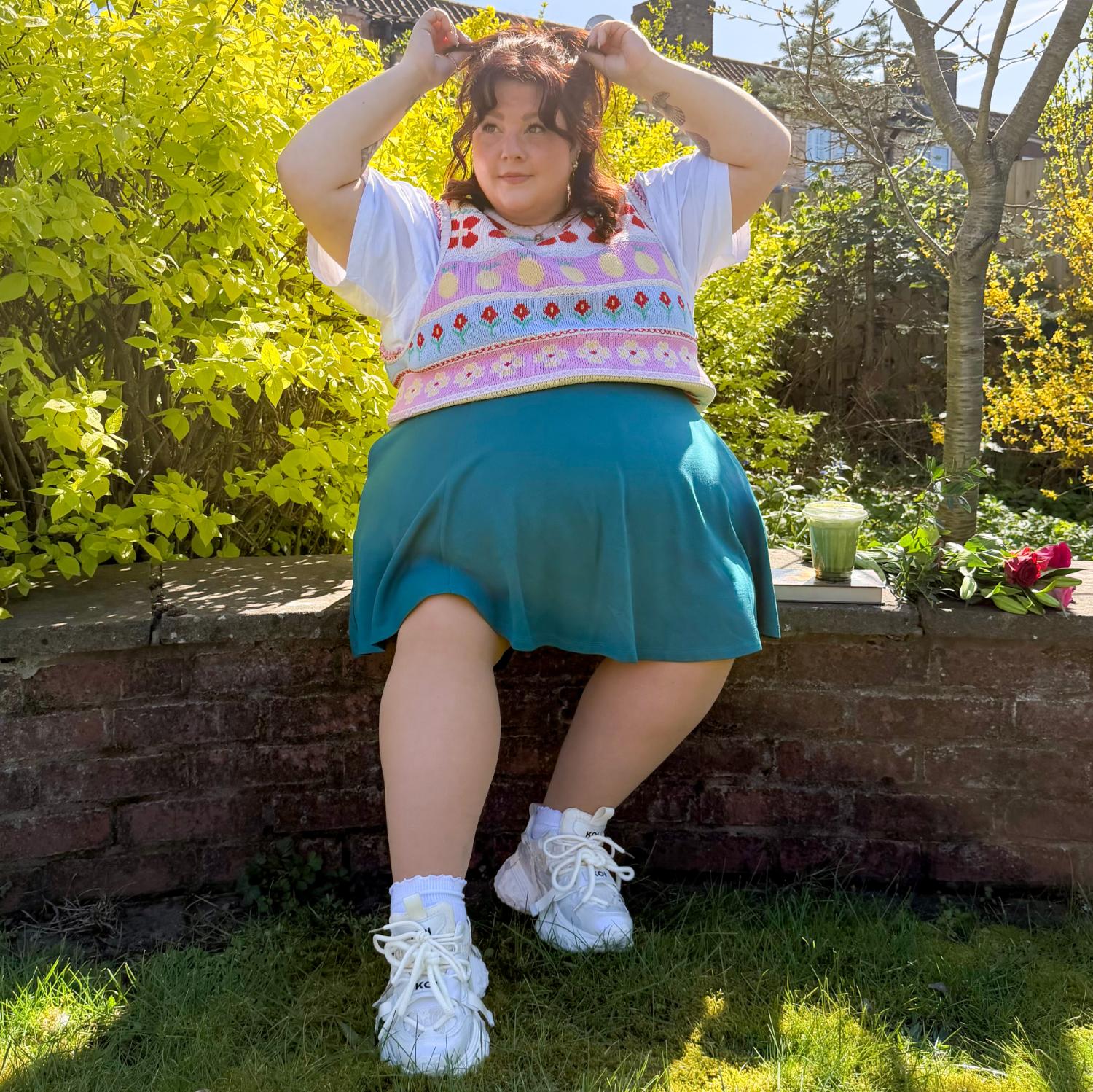 Mini Flare Skirt - Ocean Teal