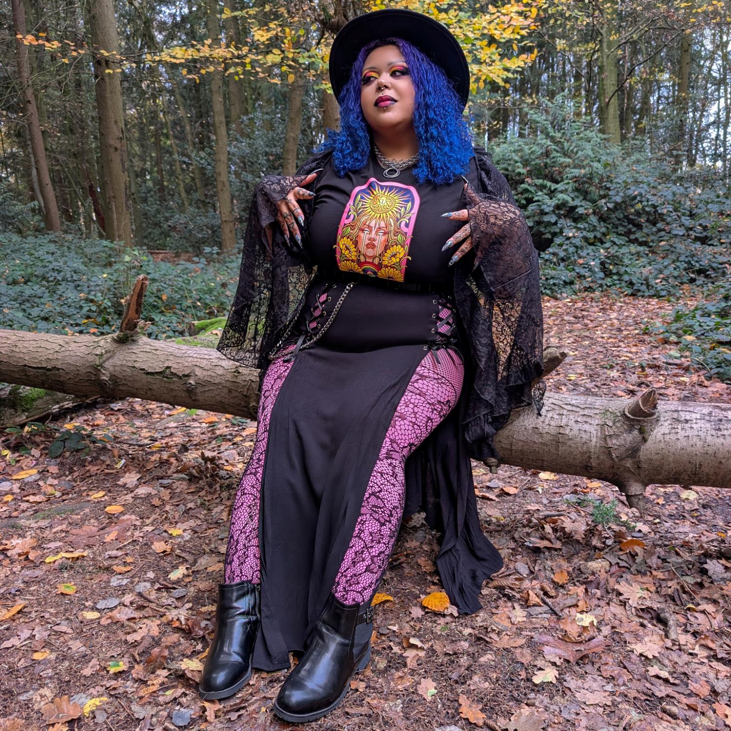 Major Arcana Baby Tee - XIX The Sun