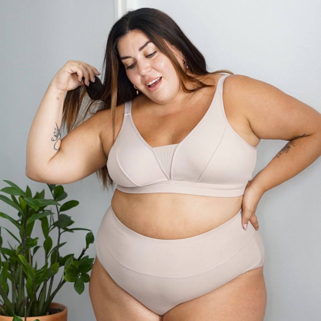 Organic Cotton Full Brief Panties - Milk Bottle