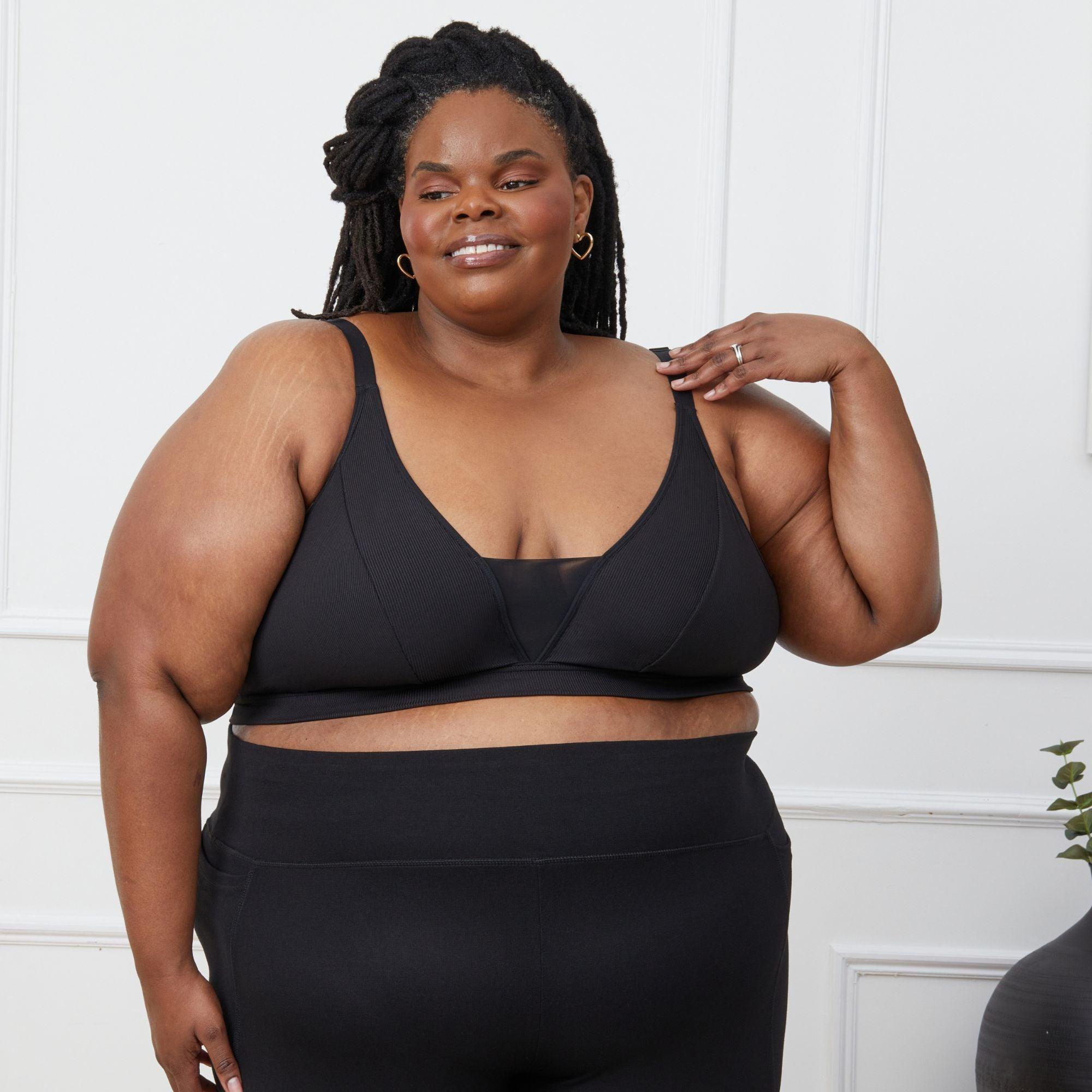 Everyday Ribbed Bra - Black Sizes 0-34 – Snag Canada