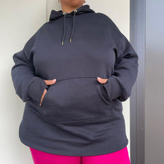 Longline Hoodie - Black - Snag