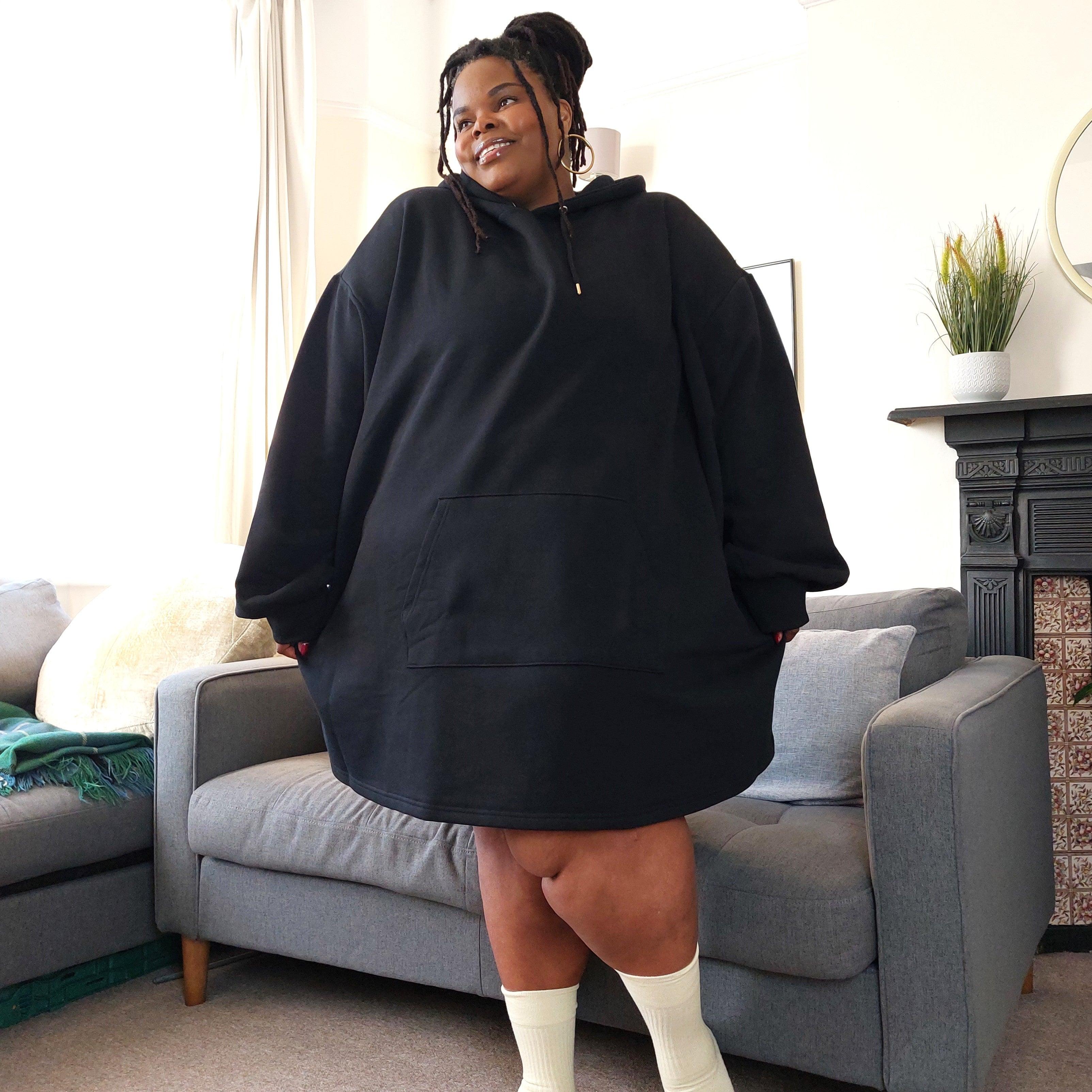 Longline Hoodie in Black - Snag – Snag Canada