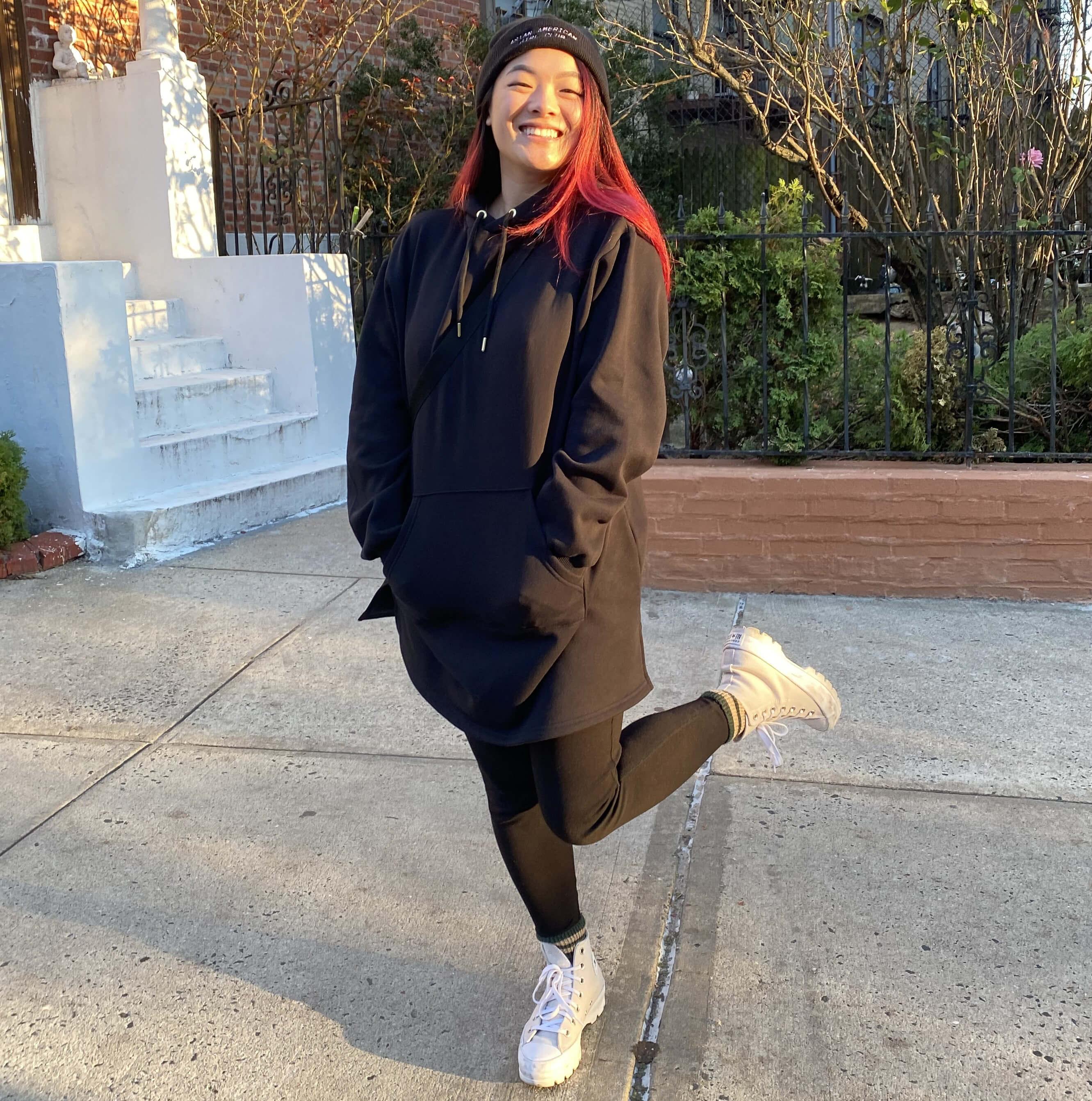 Longline Hoodie in Black - Snag – Snag Canada