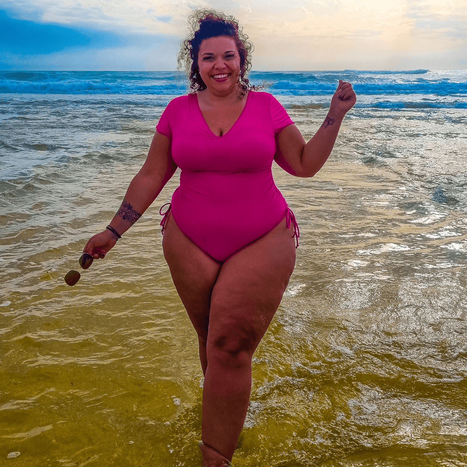 Swimsuit - Show me the money - Hot Pink - Snag