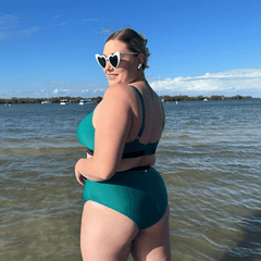 Bikini Bottoms - Hasta La Vista - Teal - Snag Canada