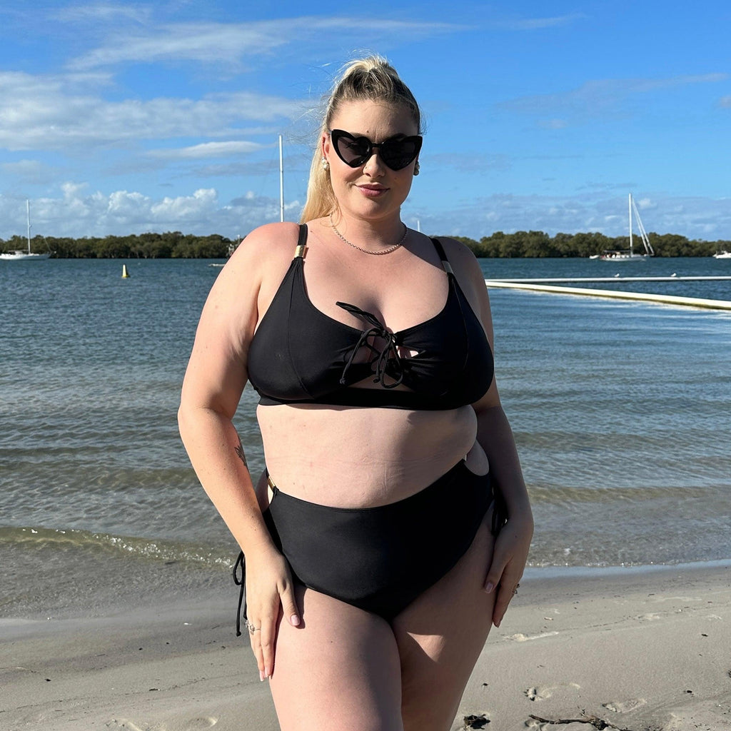 Bikini Bottoms - What Babe? - Black - Snag Canada