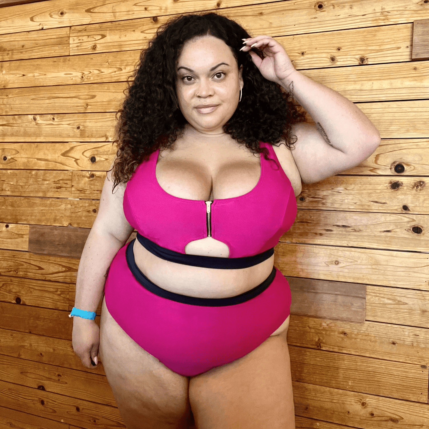 Bikini Top - Hasta La Vista - Hot Pink - Snag Canada