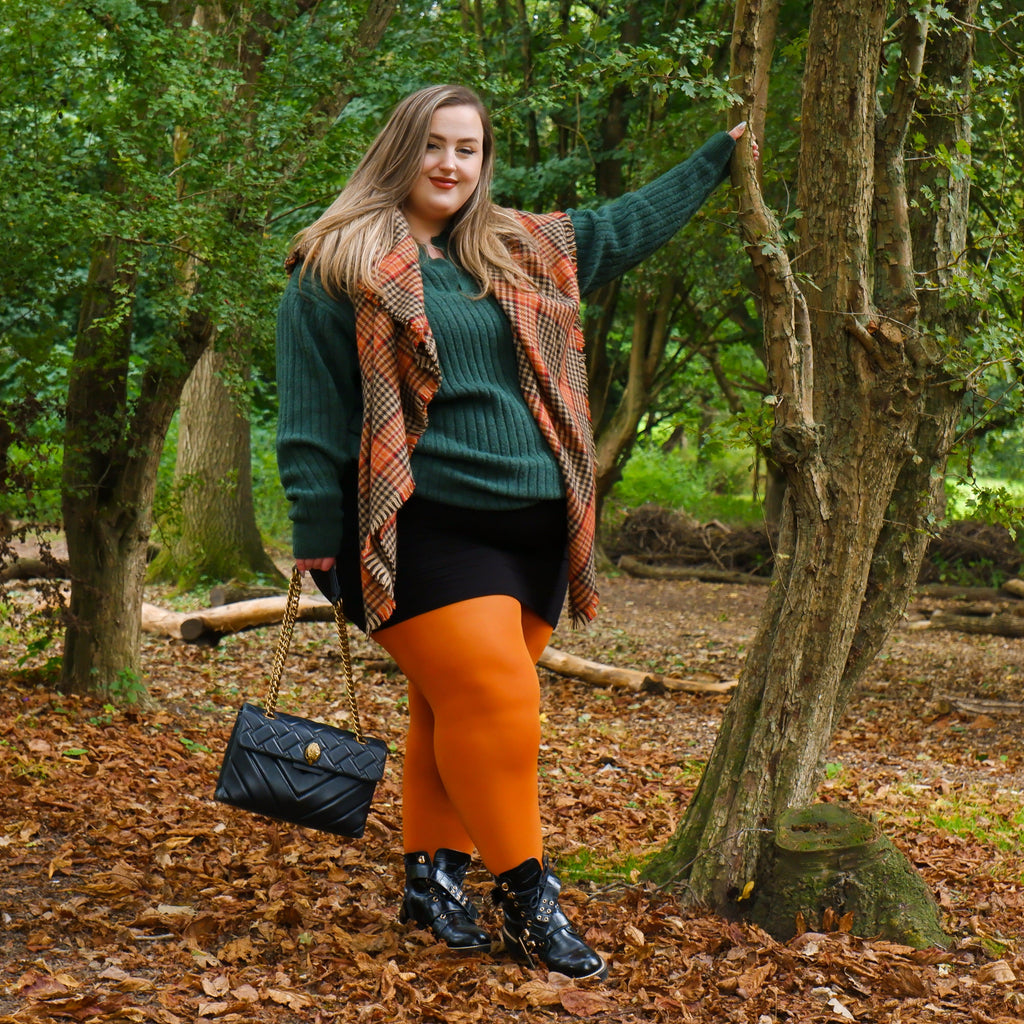 Super Opaque Tights - Toffee Apple - Snag Canada